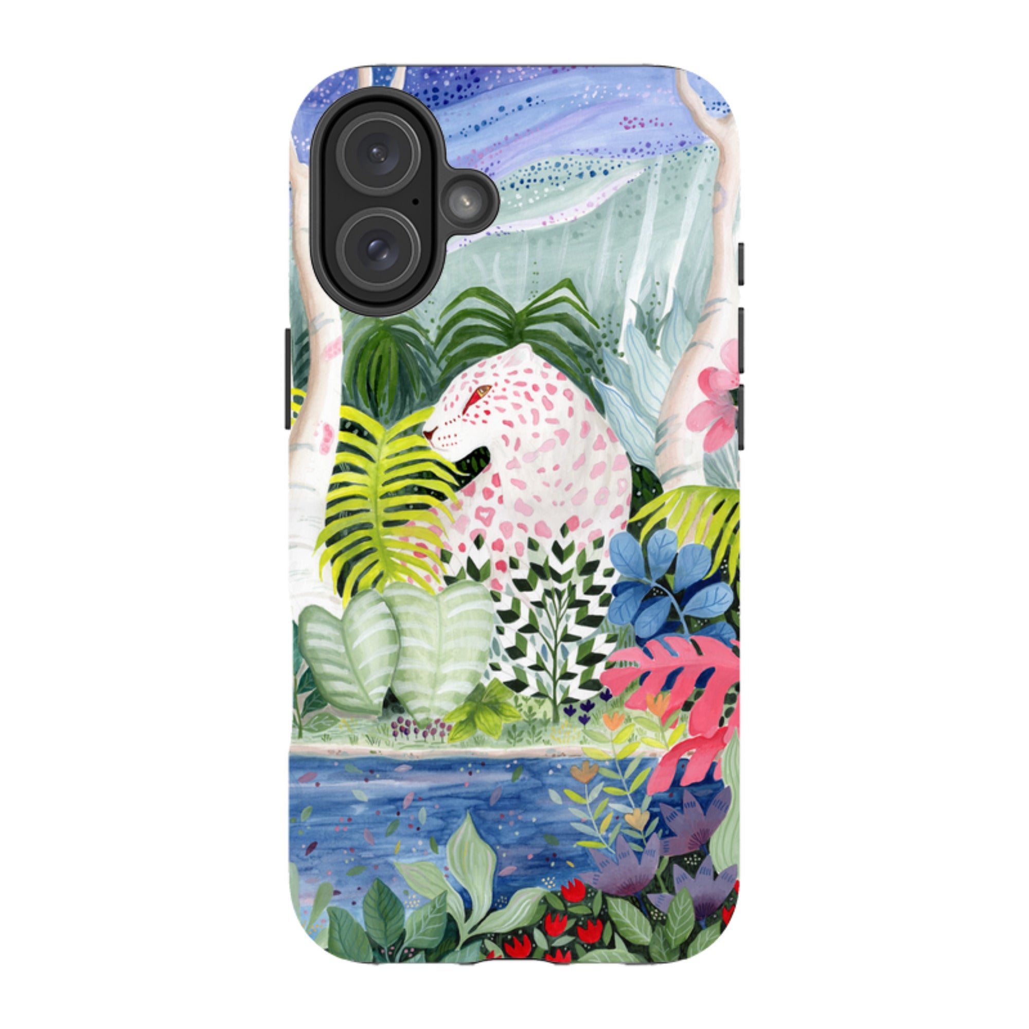 iPhone Tough Case - Cosmic Leopard By Bex Parkin