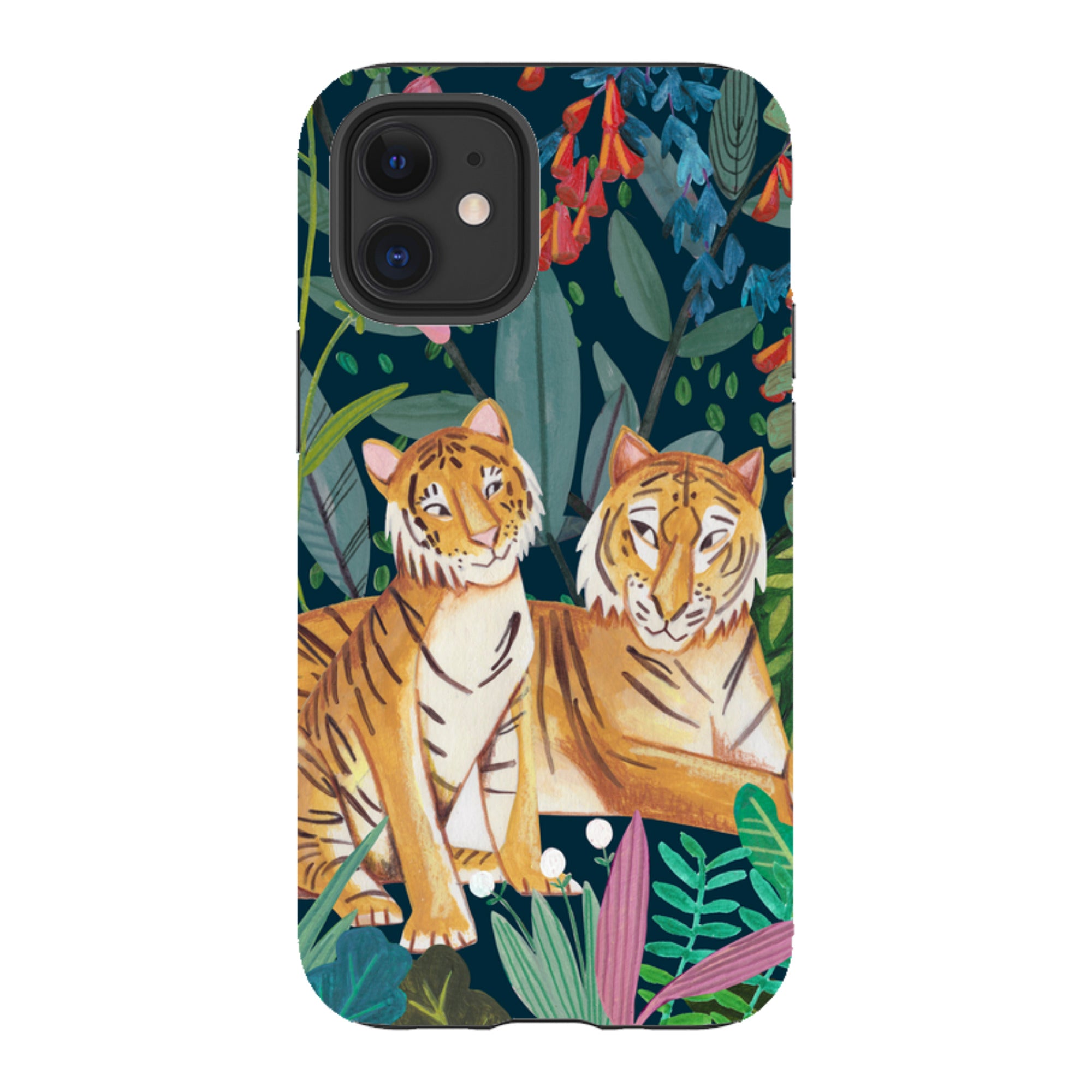 iPhone Tough Case - Tiger By Caroline Bonne Muller