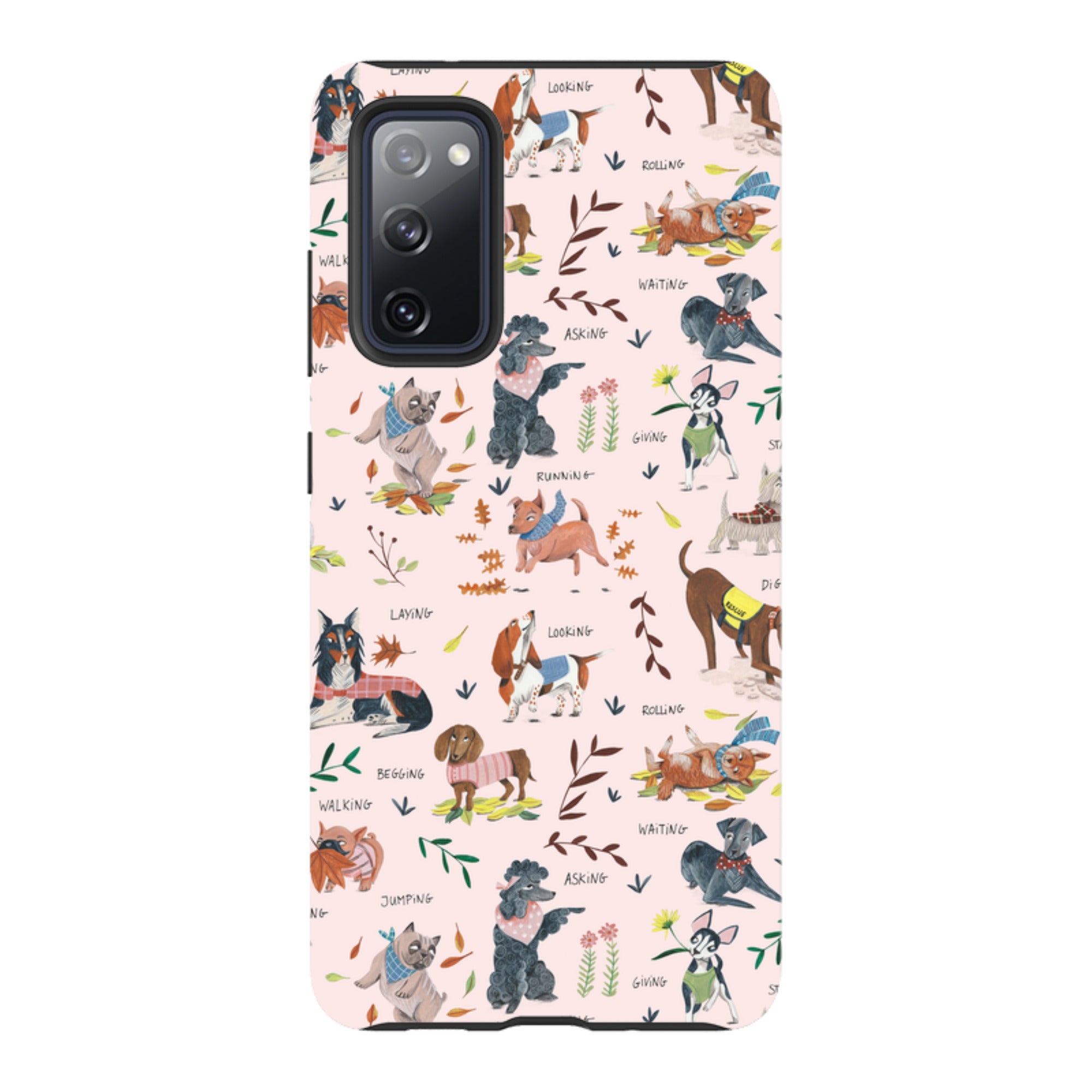 Samsung Tough Case - Dog Pattern By Caroline Bonne Muller