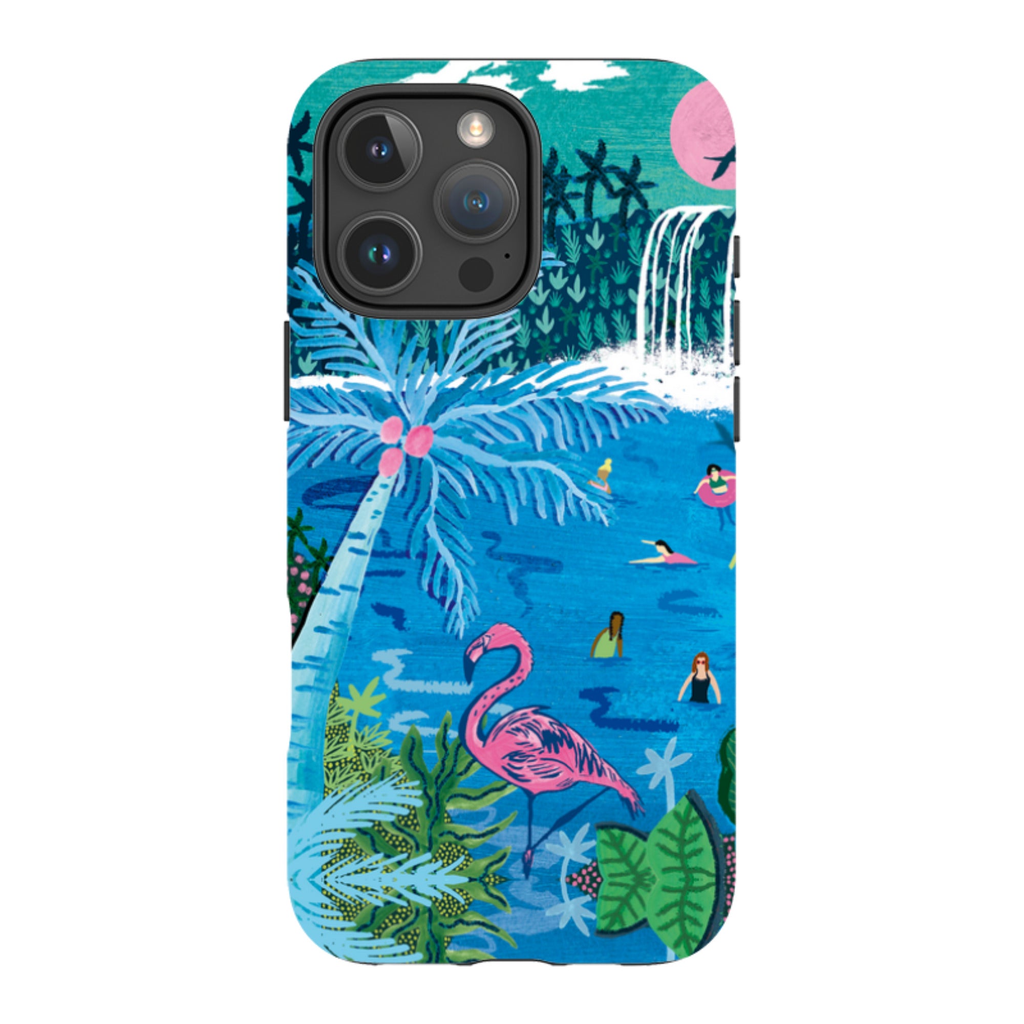 iPhone MagSafe Tough Case - Palm Pool III By Emma Frances Grant