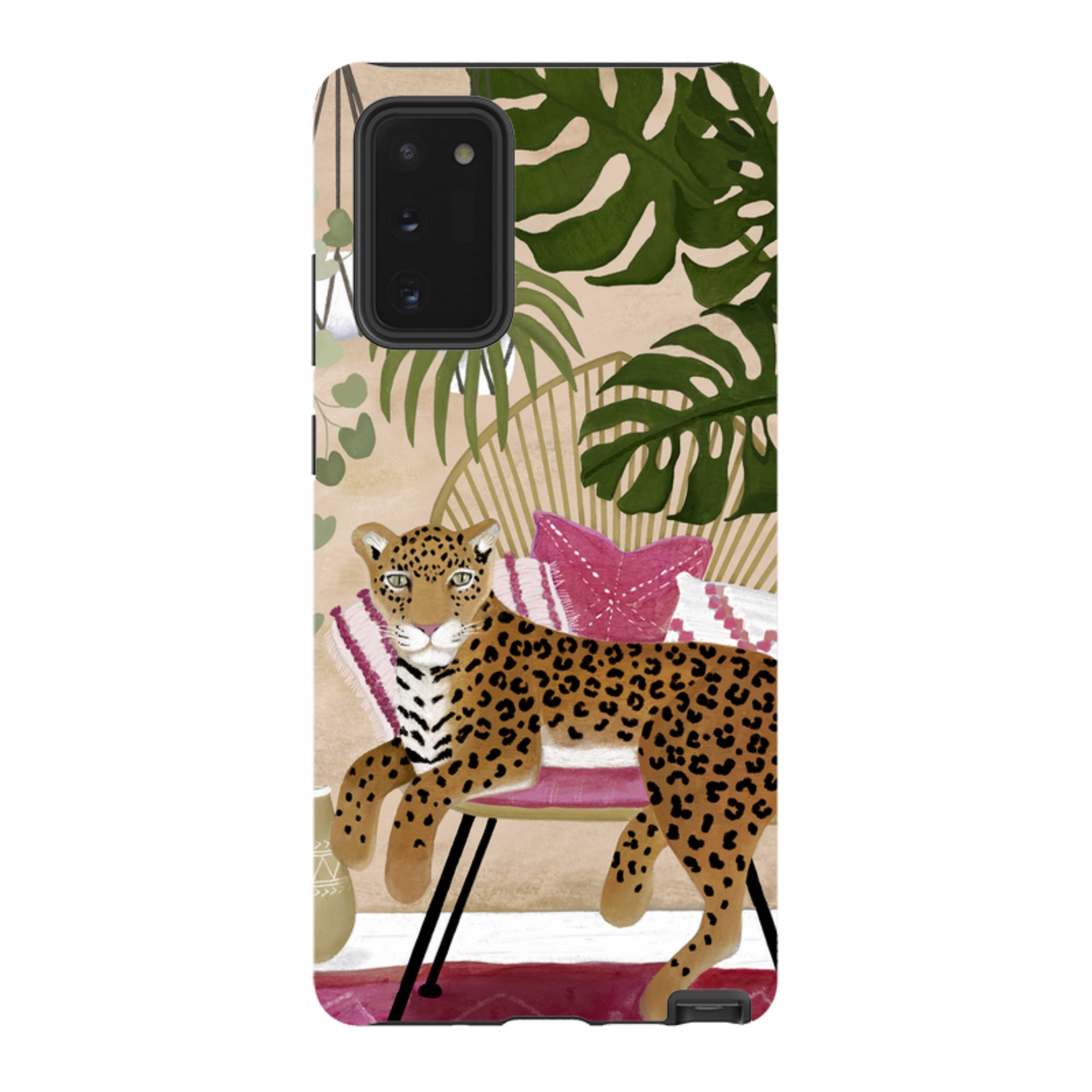 Samsung Tough Case - Boho Leopard Cream By Bex Parkin