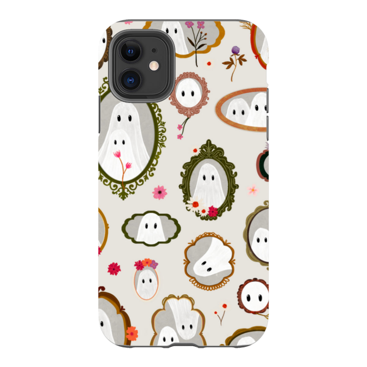 iPhone Tough Case - Framed Ghosts - Stone By Katherine Quinn