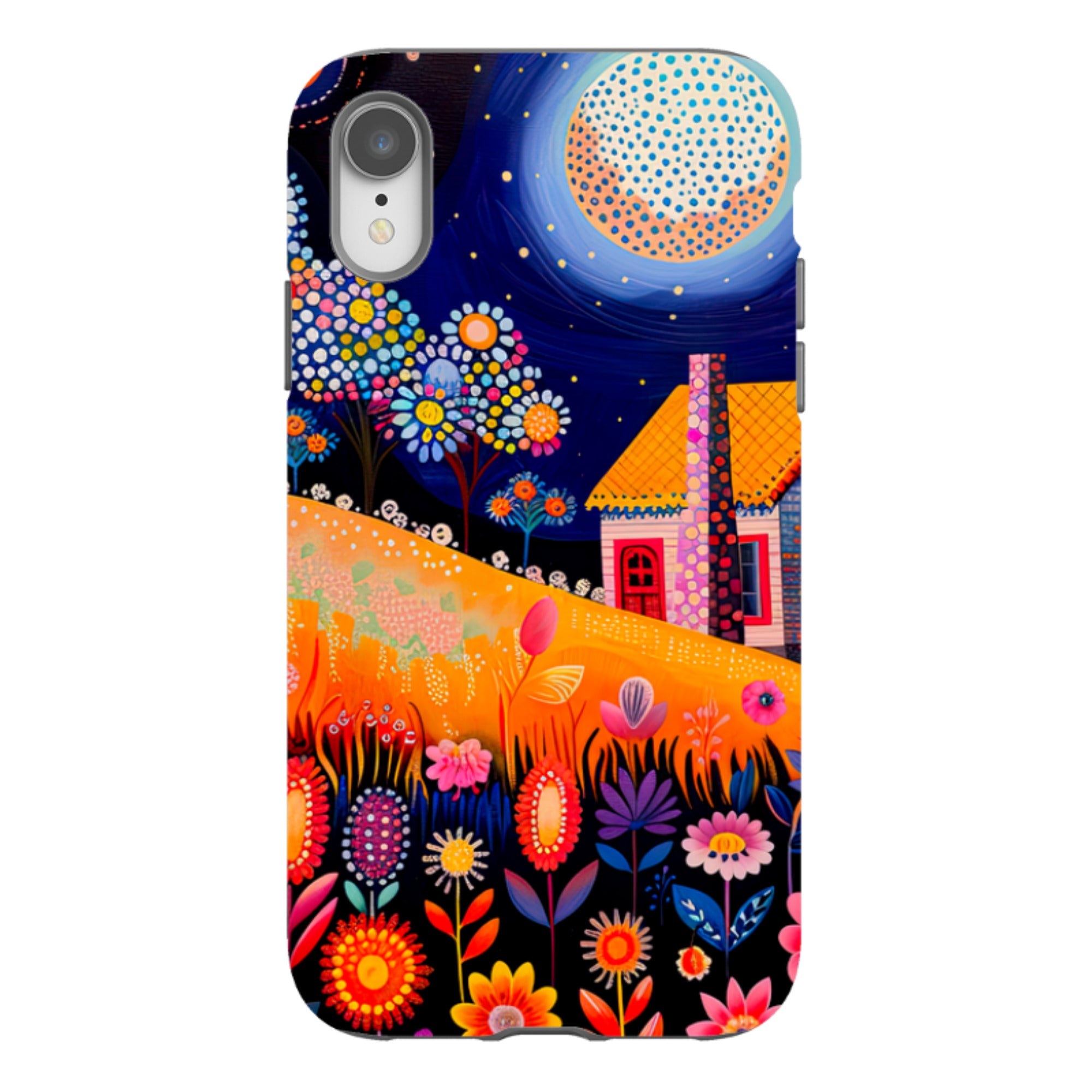 iPhone Case - Folk Art House I