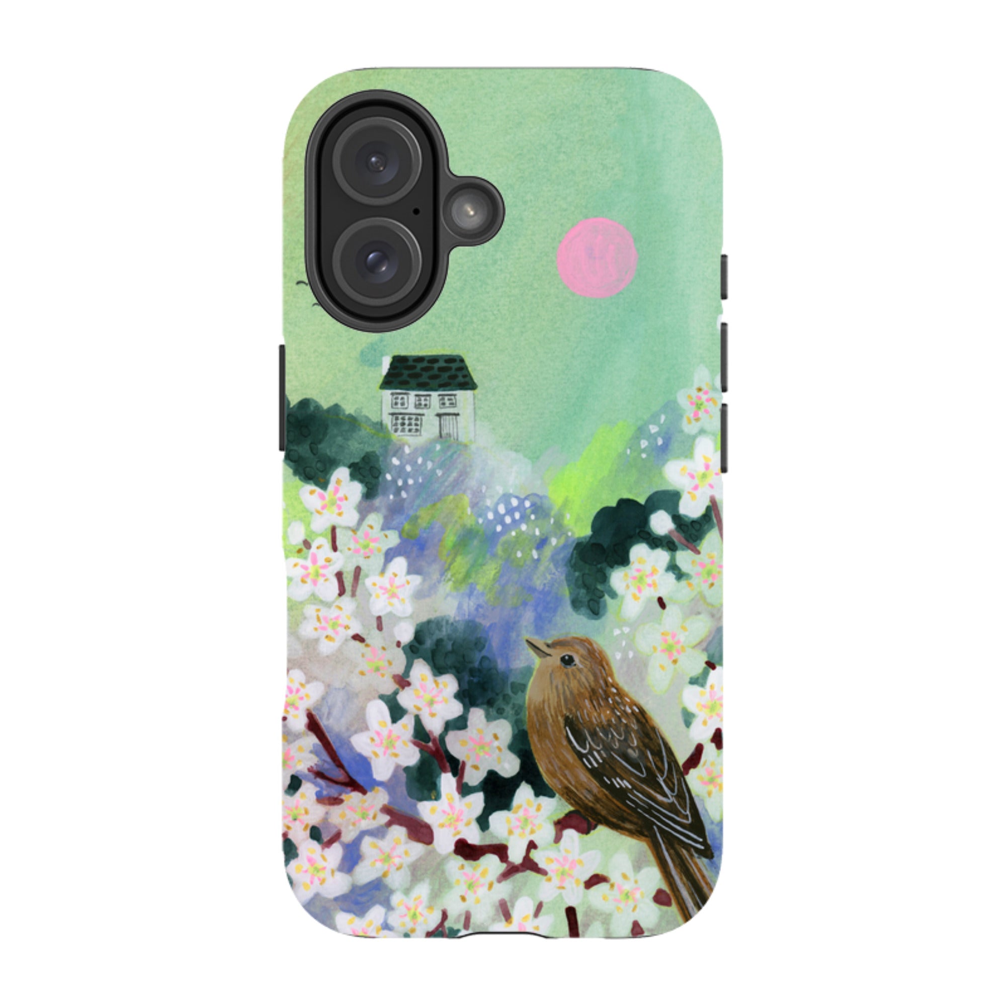 iPhone Tough Case - Blackthorn in the Valley By Lee Foster Wilson