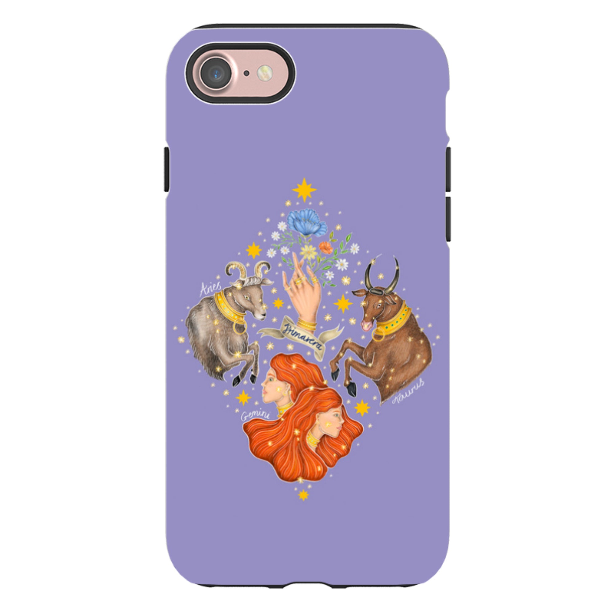 iPhone Tough Case - Spring Zodiac By Catherine Rowe