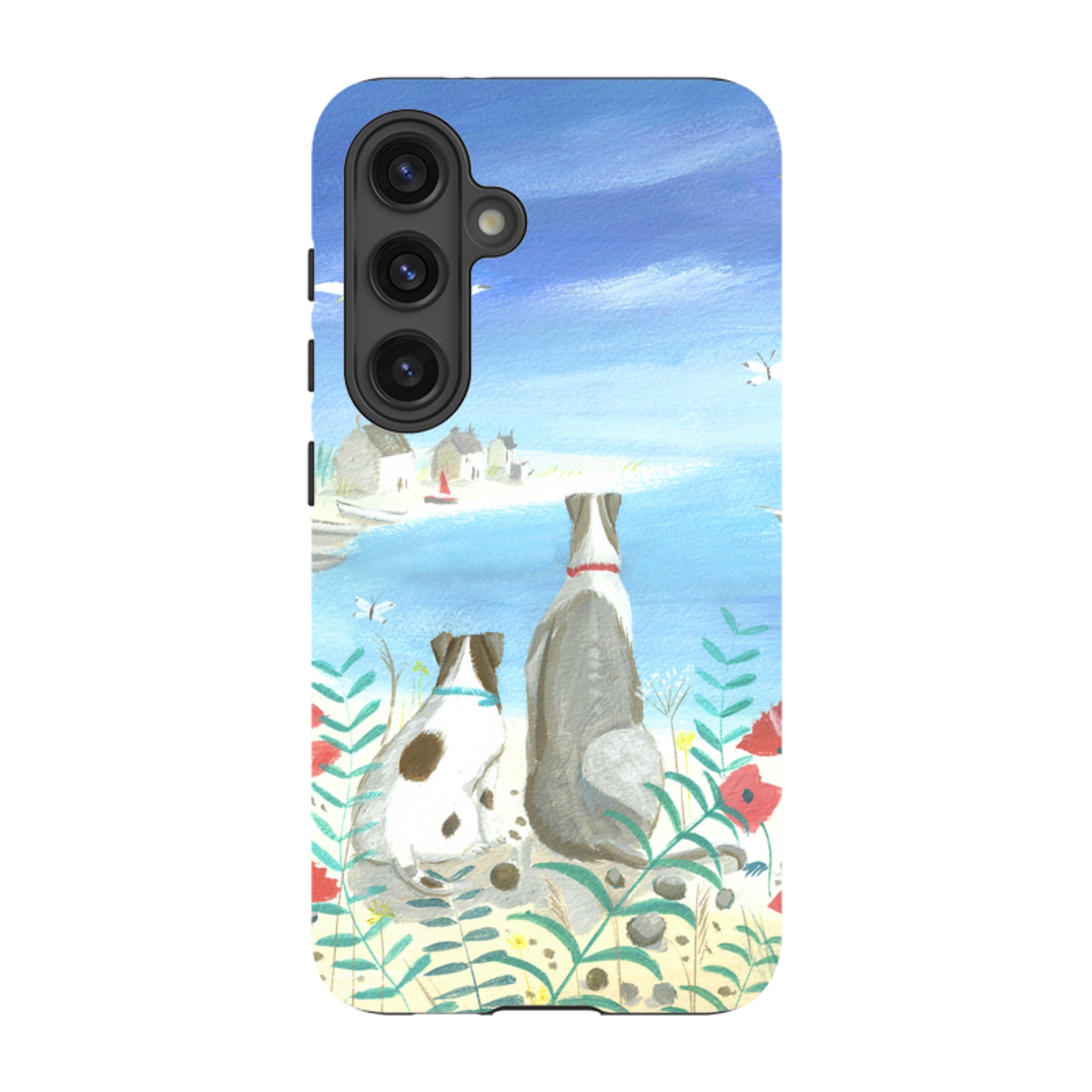 Samsung Tough Case - Beach Dogs By Mary Stubberfield