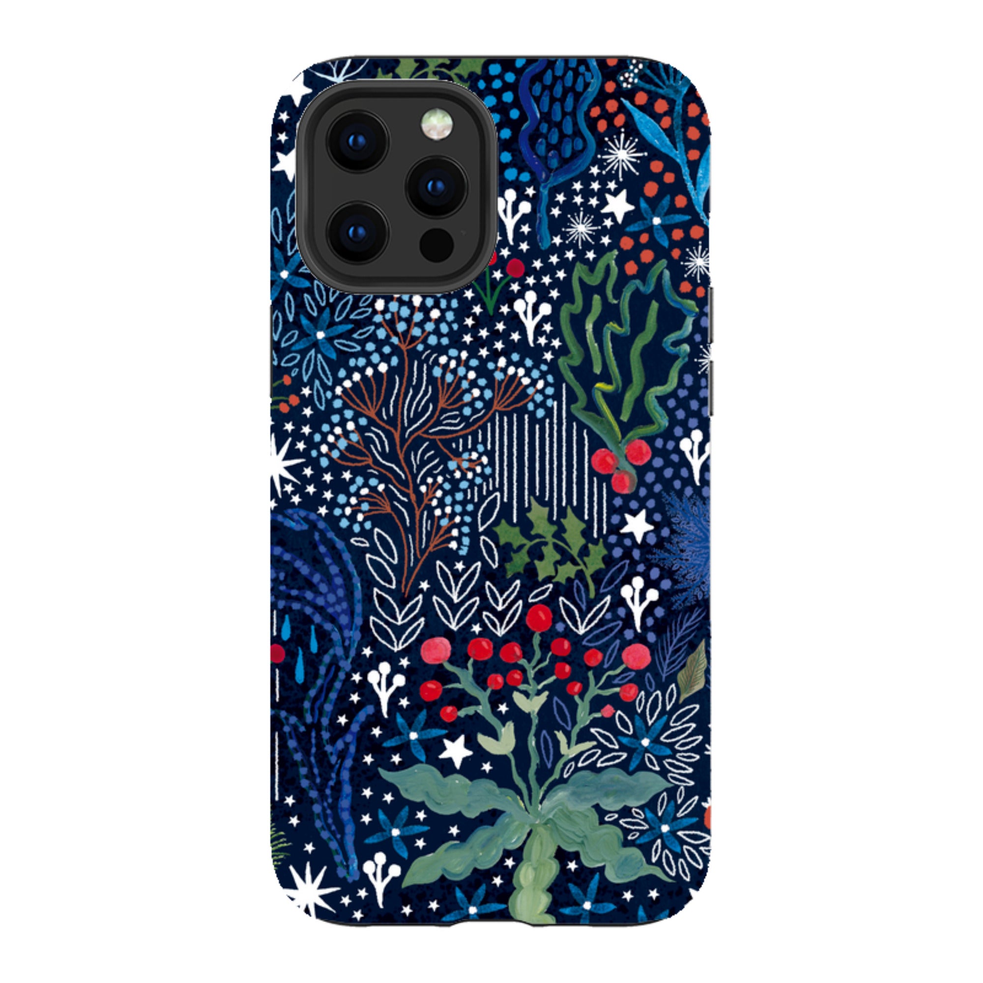 iPhone Tough Case - Winter Flowers I By Emma Frances Grant
