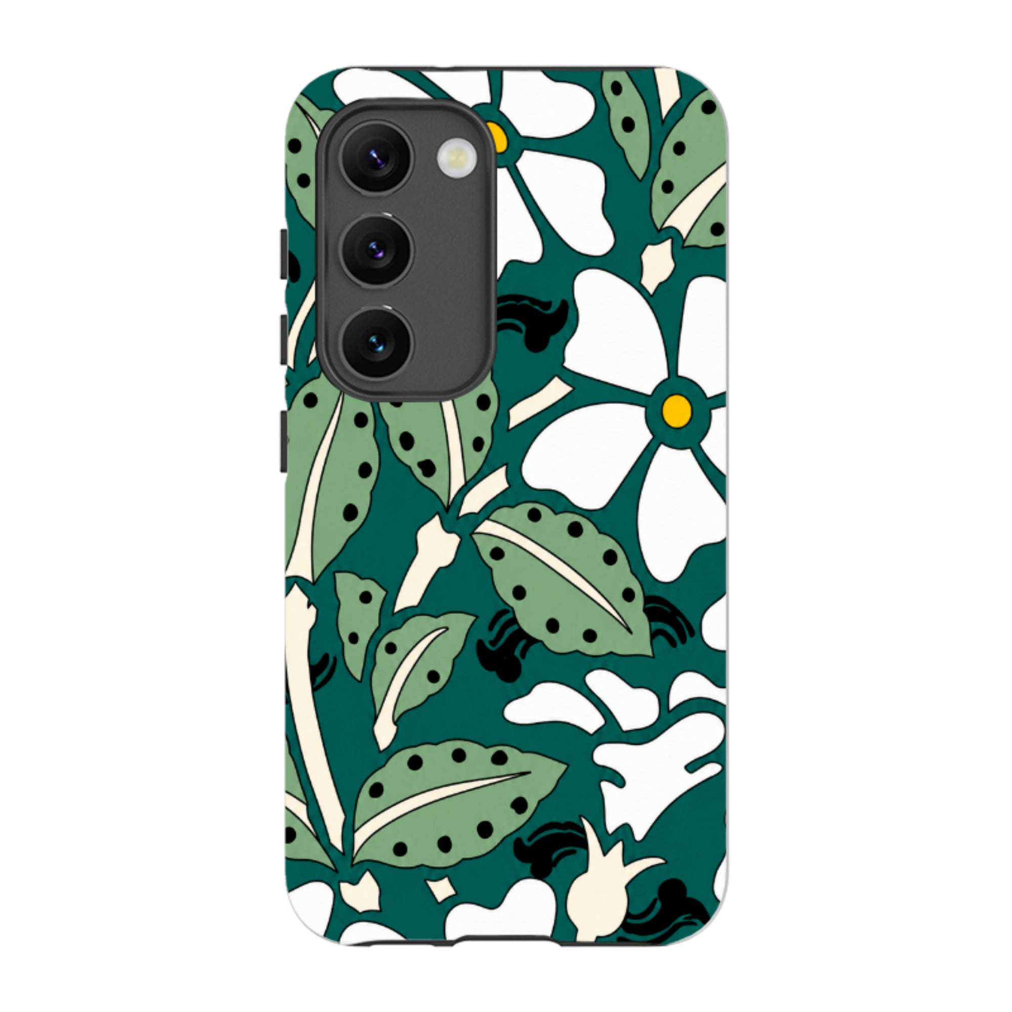 Samsung Tough Case - Vintage Woodblock Print