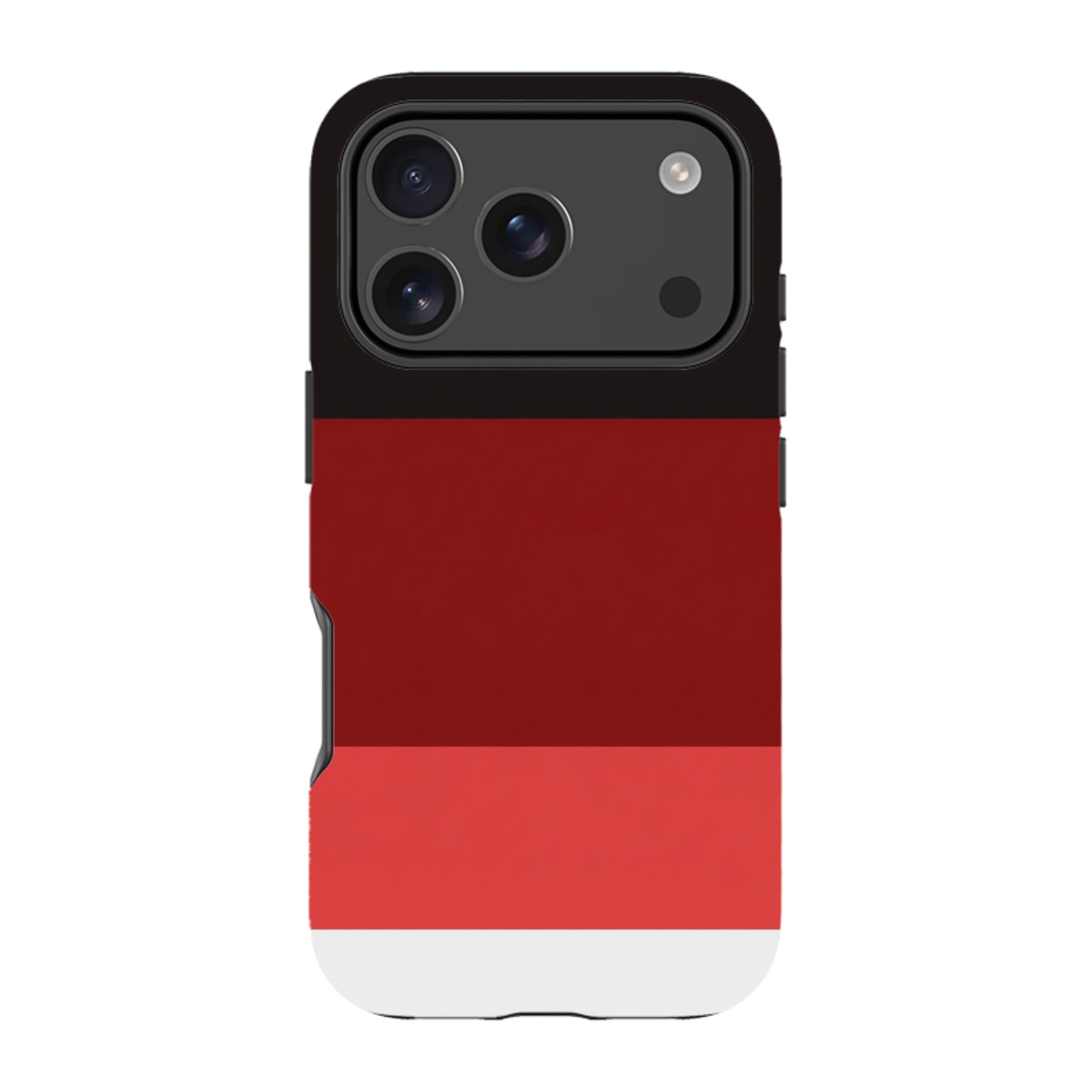 iPhone Tough Case - Crimson and Black Gradient