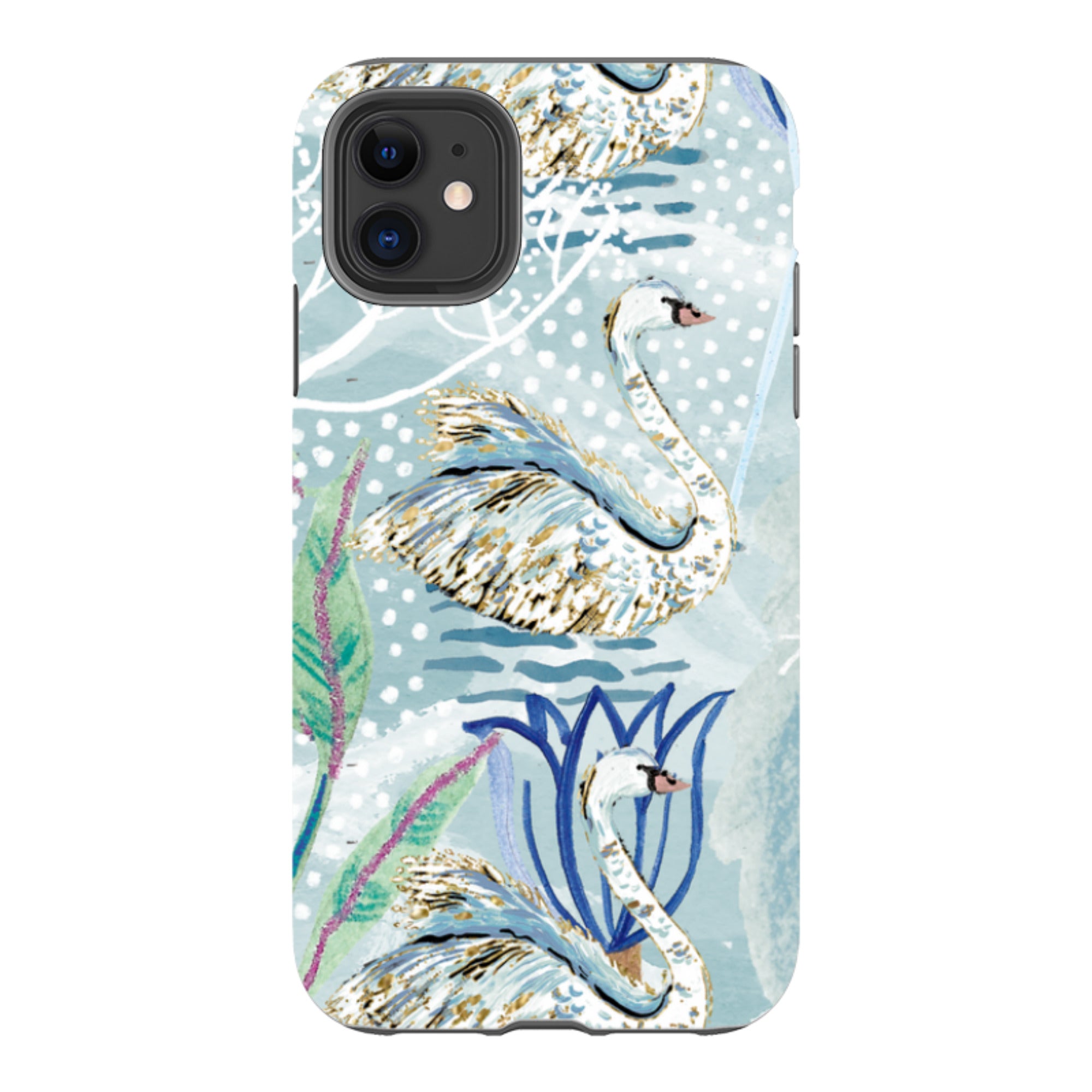 iPhone Tough Case - Seven Swans III By Emma Frances Grant