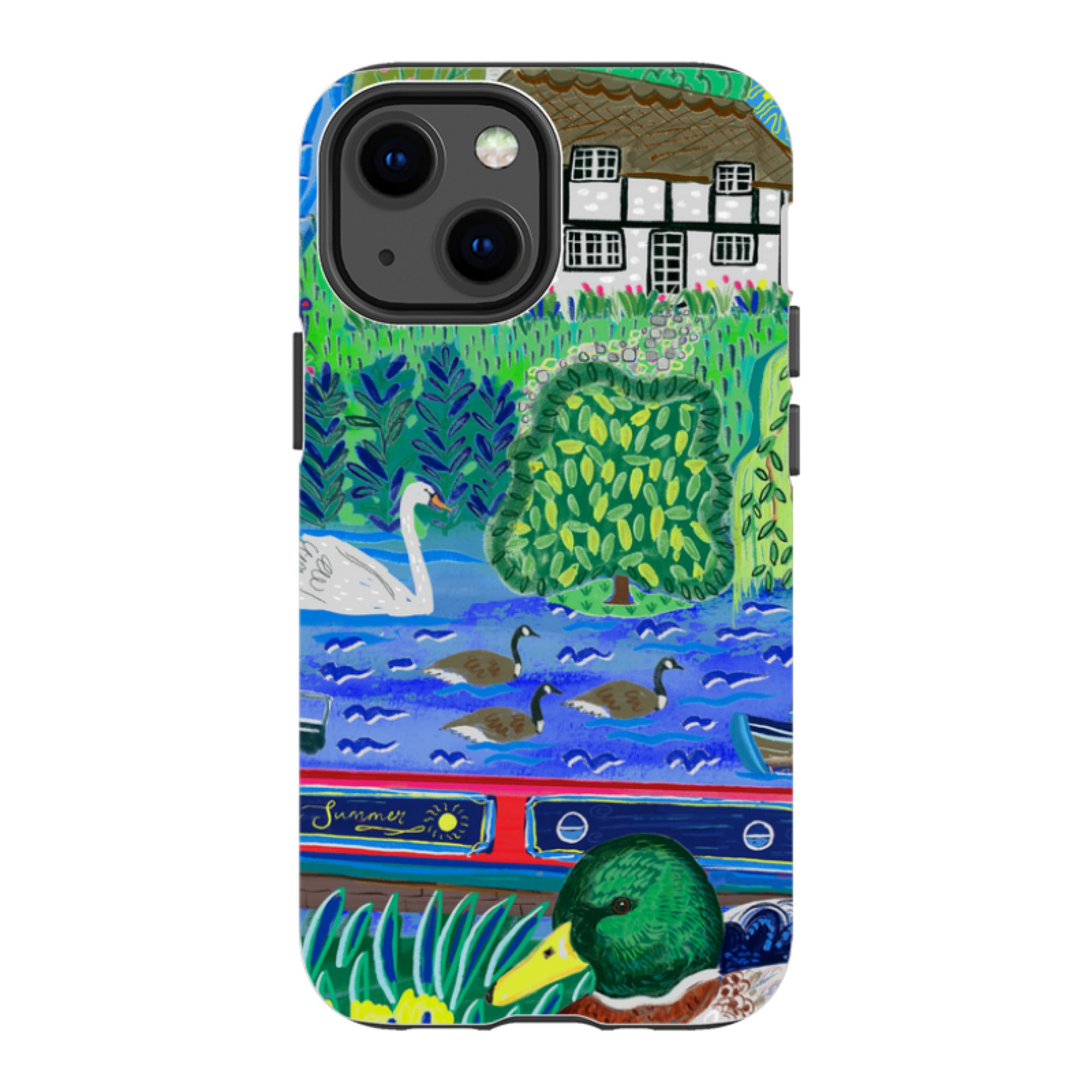 iPhone Tough Case - Canalside By Emma Frances Grant