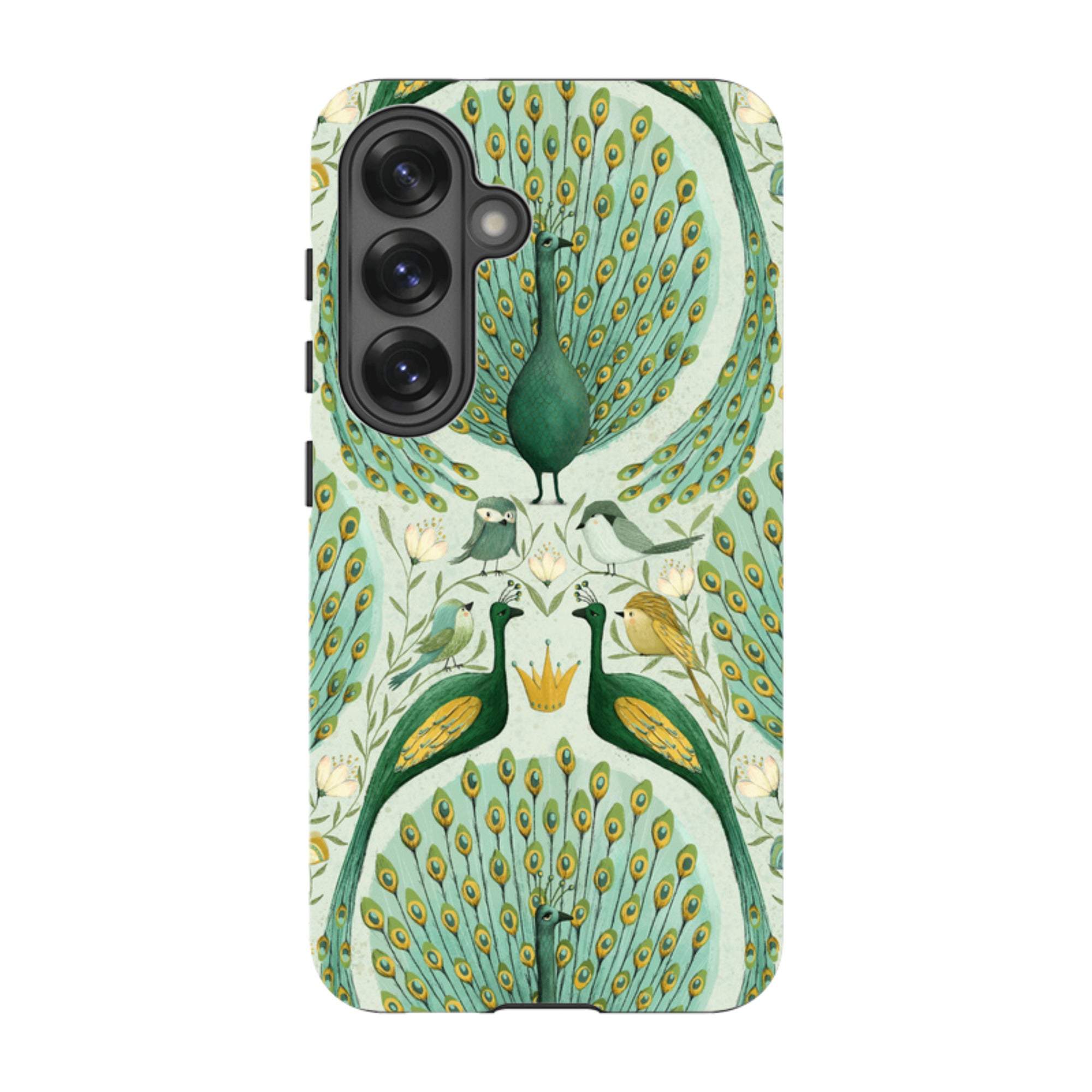 Samsung Tough Case - Peacock Pattern By Maja Lindberg