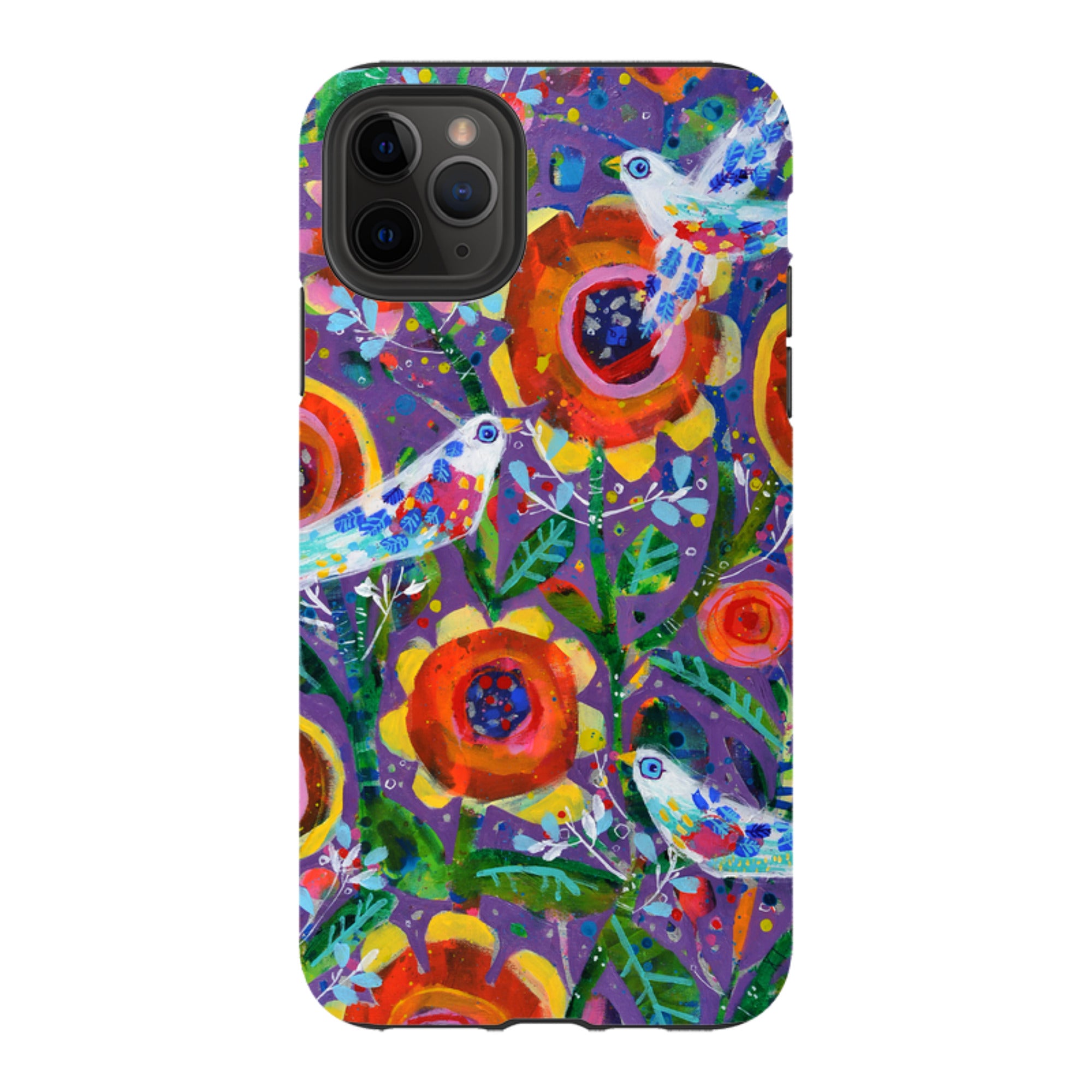 iPhone Tough Case - Garden Party By Claire West