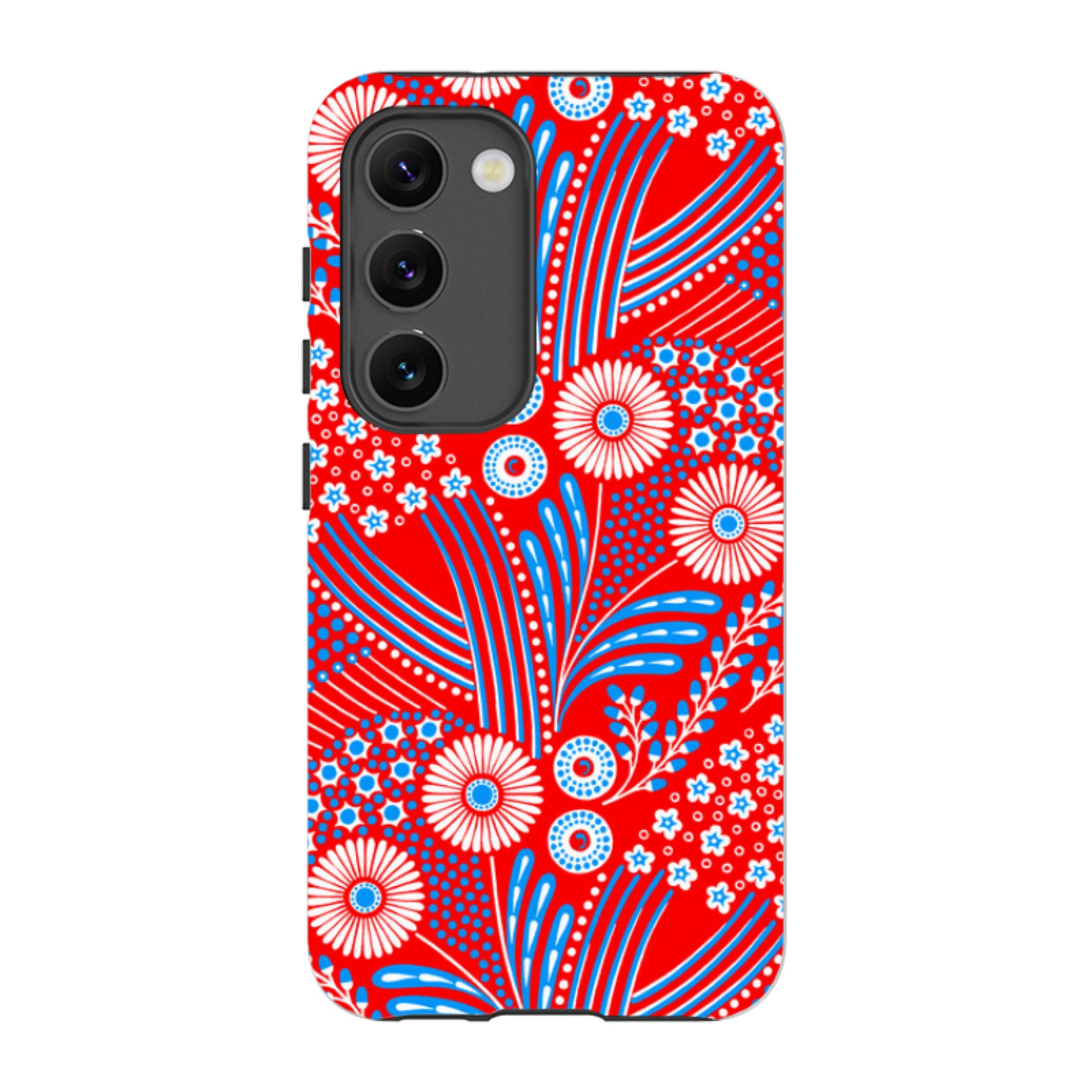 Samsung Tough Case - Red Bouquet By Cressida Bell