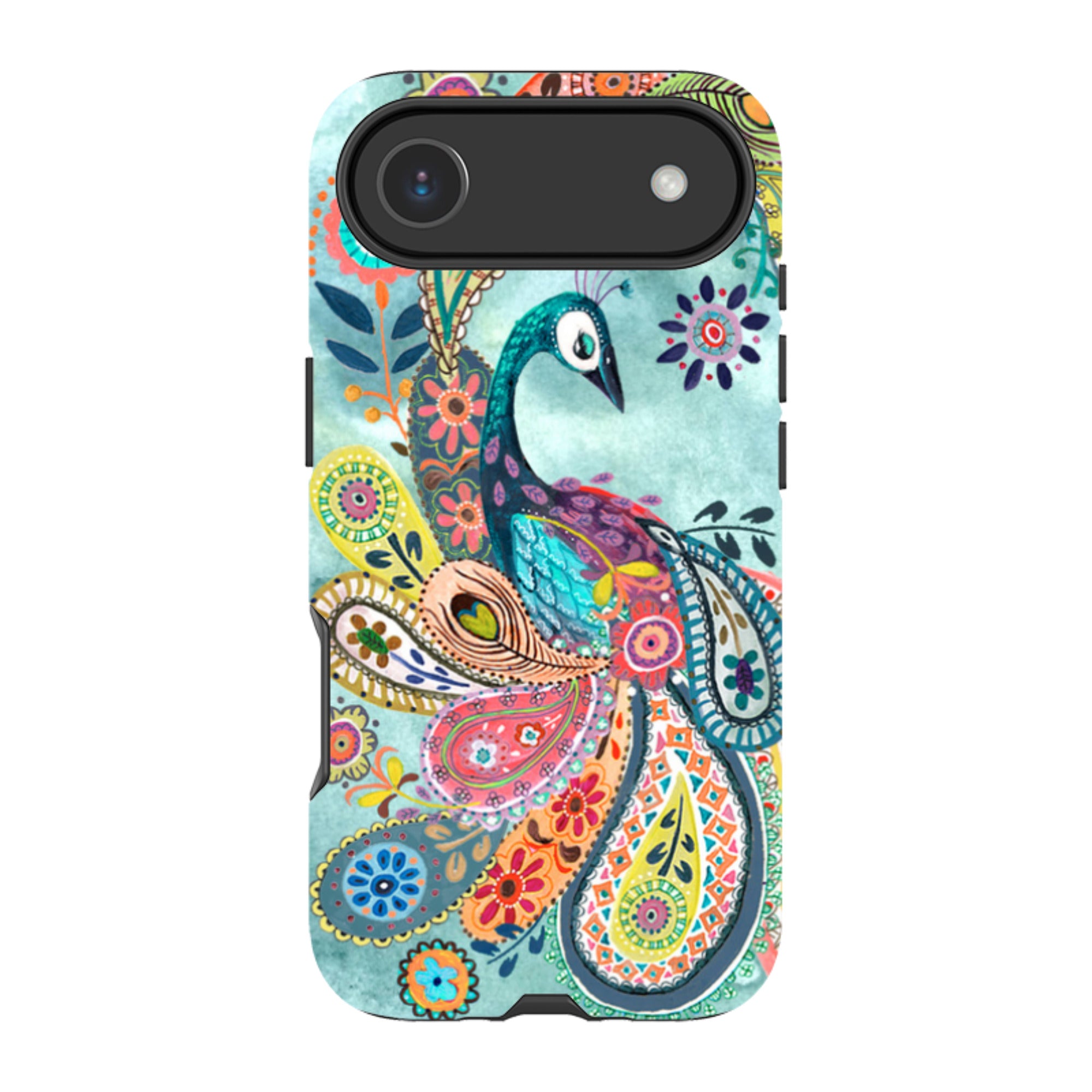 iPhone Tough Case - Peacock Dreams By Caroline Bonne Muller