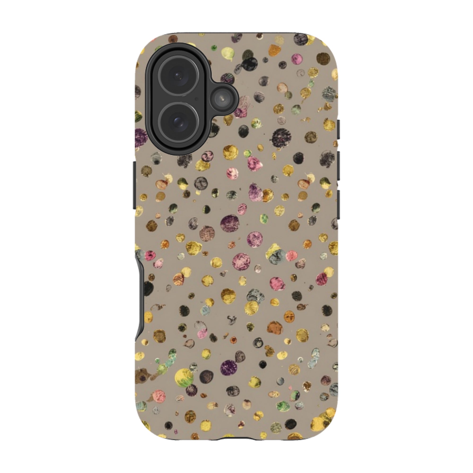 iPhone Case - Grey Polka