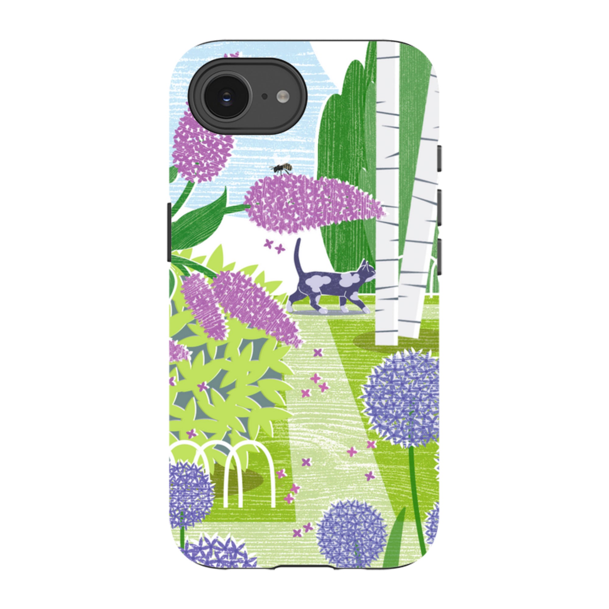 iPhone Tough Case - Lilac And Alliums By Liane Payne