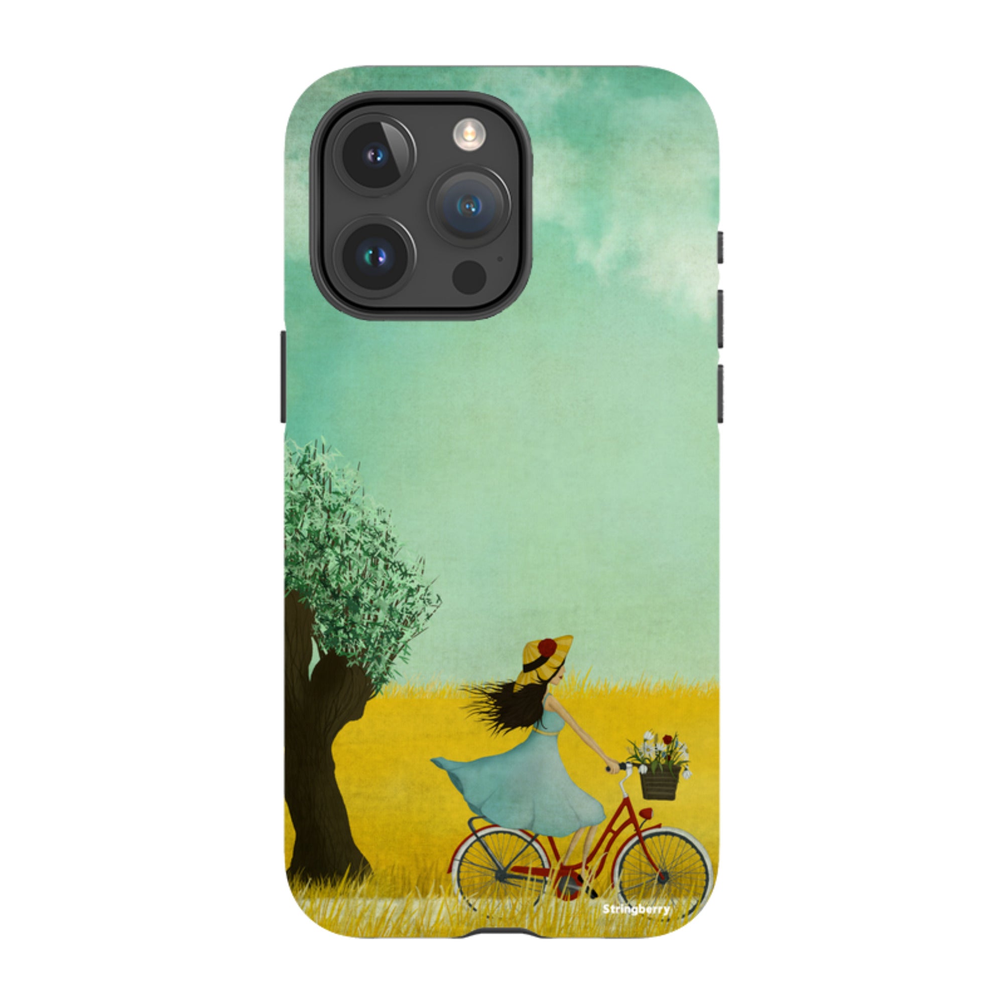iPhone Tough Case - Bike Ride By Maja Lindberg