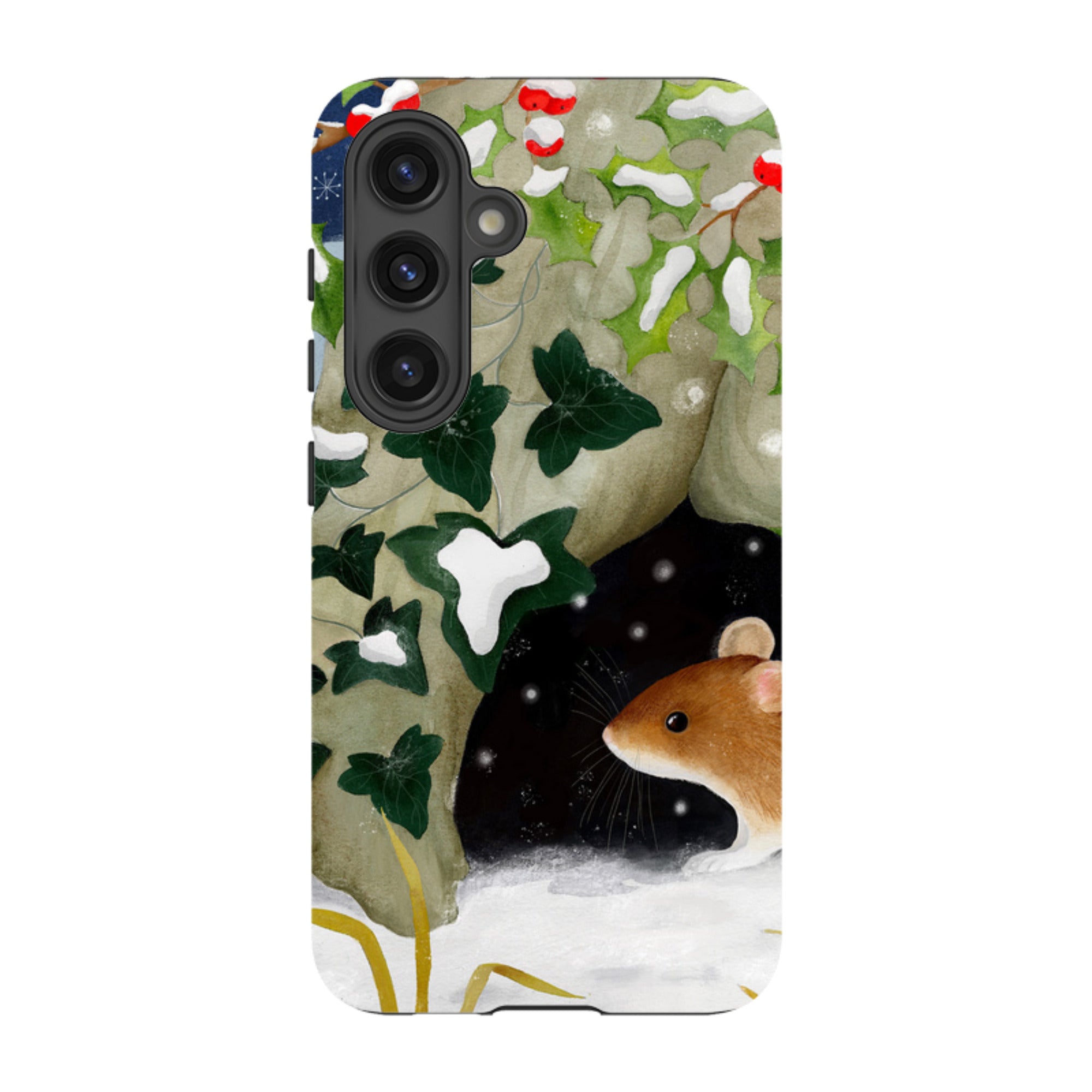 Samsung Tough Case - Winter Mouse By Bex Parkin