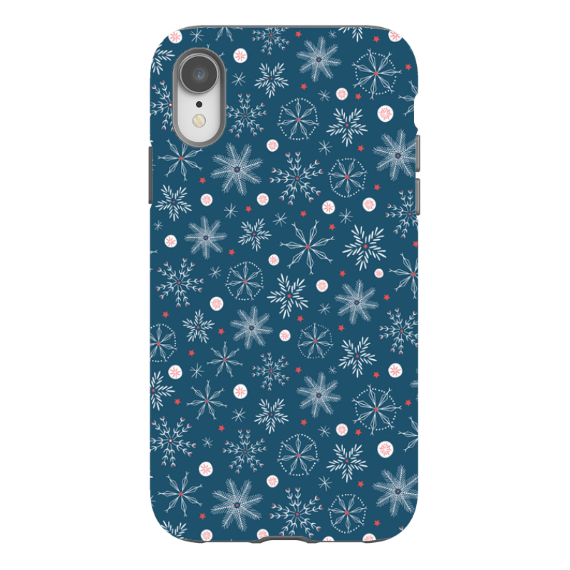 iPhone Tough Case - Christmas Snowflakes By Ali Brookes