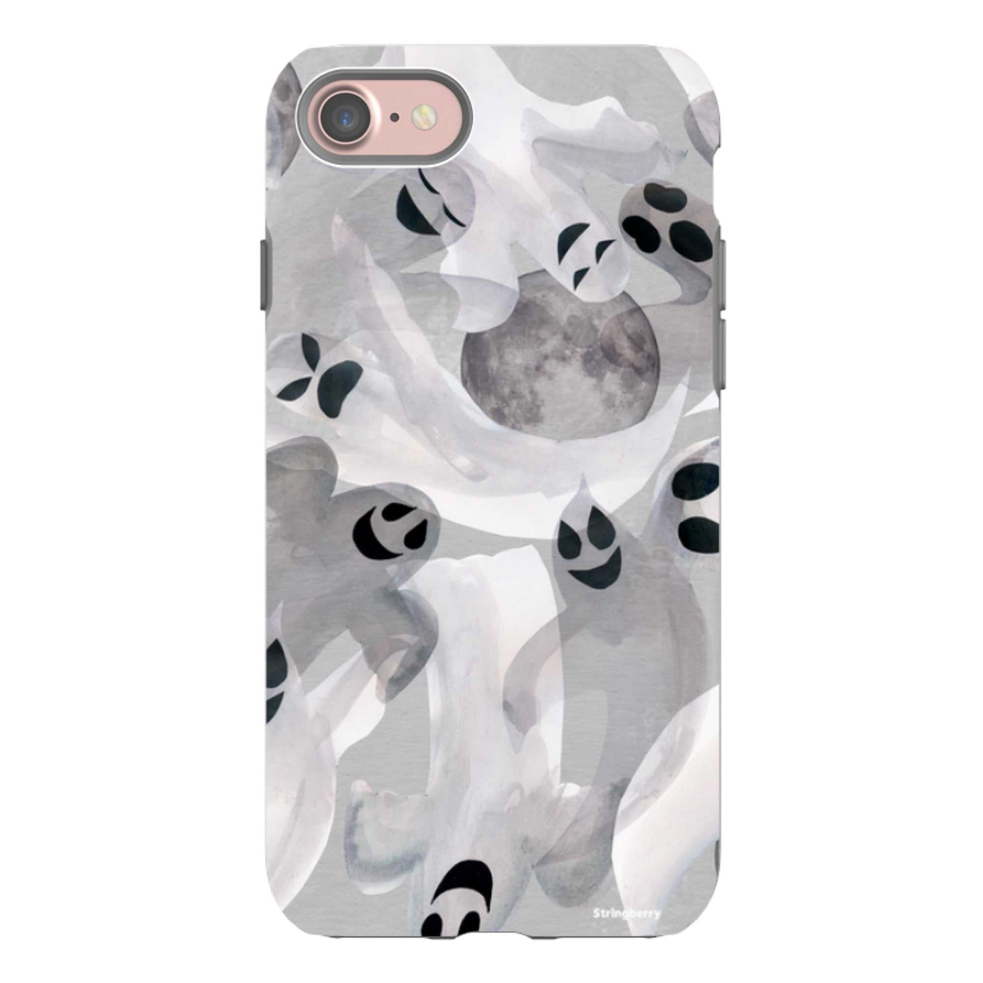 iPhone Tough Case - Ghosts and Moons By Tracey English