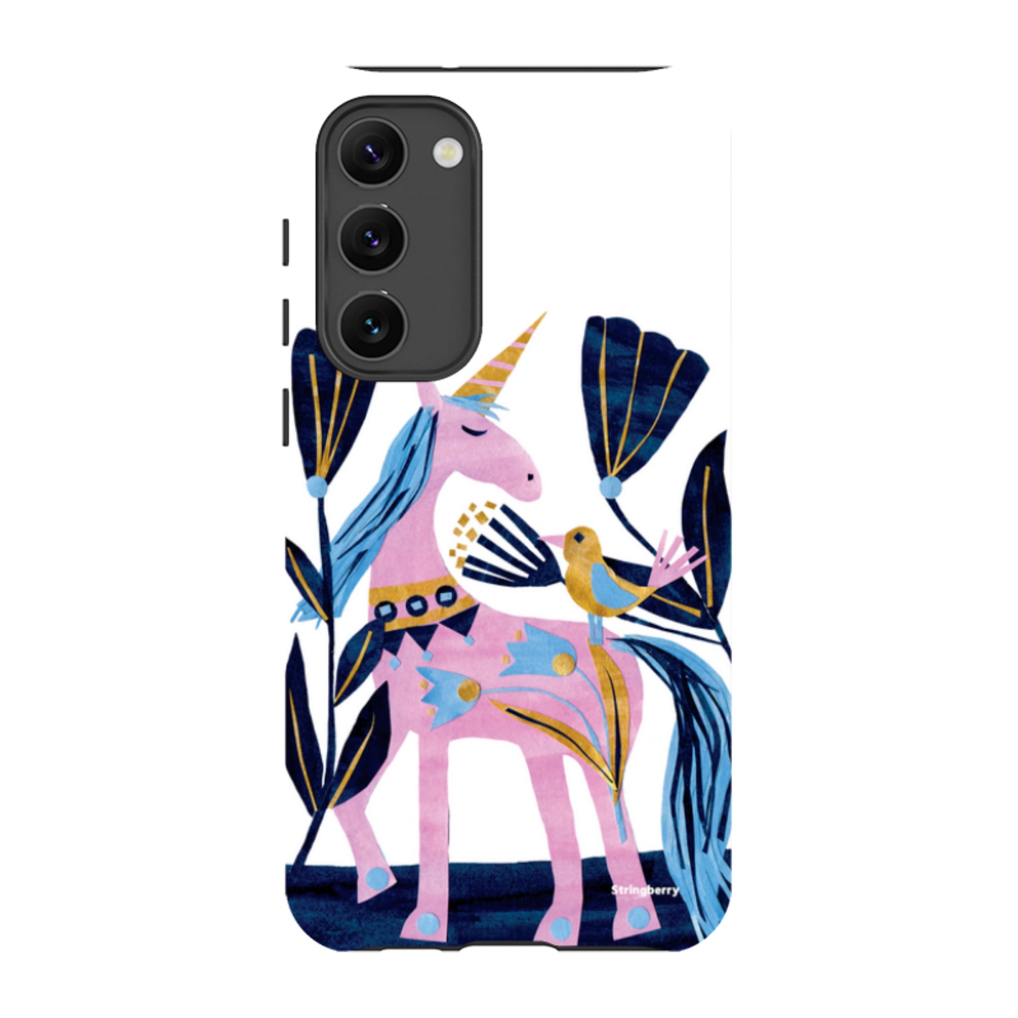 Samsung Tough Case - Lilac Unicorn By Tracey English