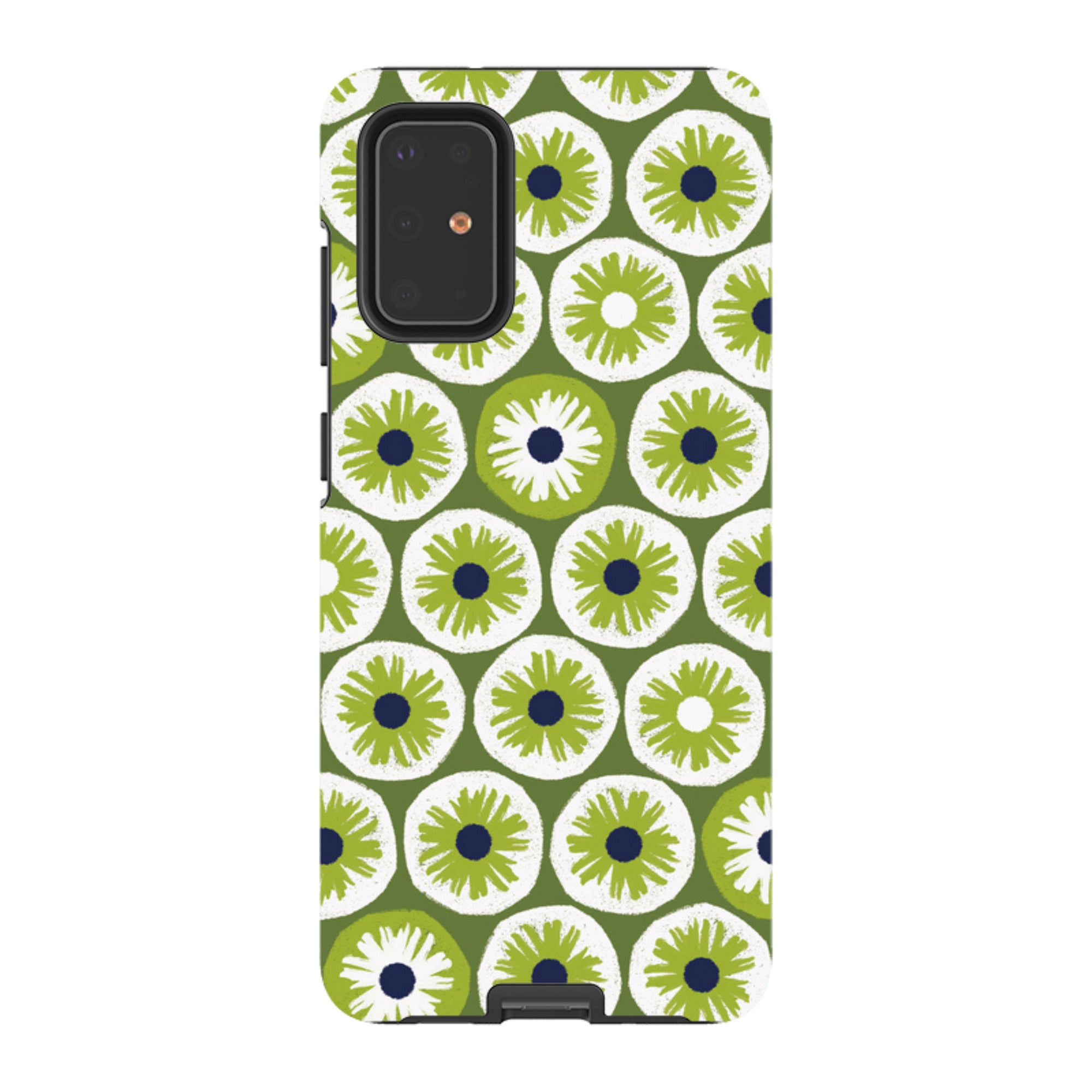 Samsung Tough Case - Penny Flowers Green By Ali Brookes