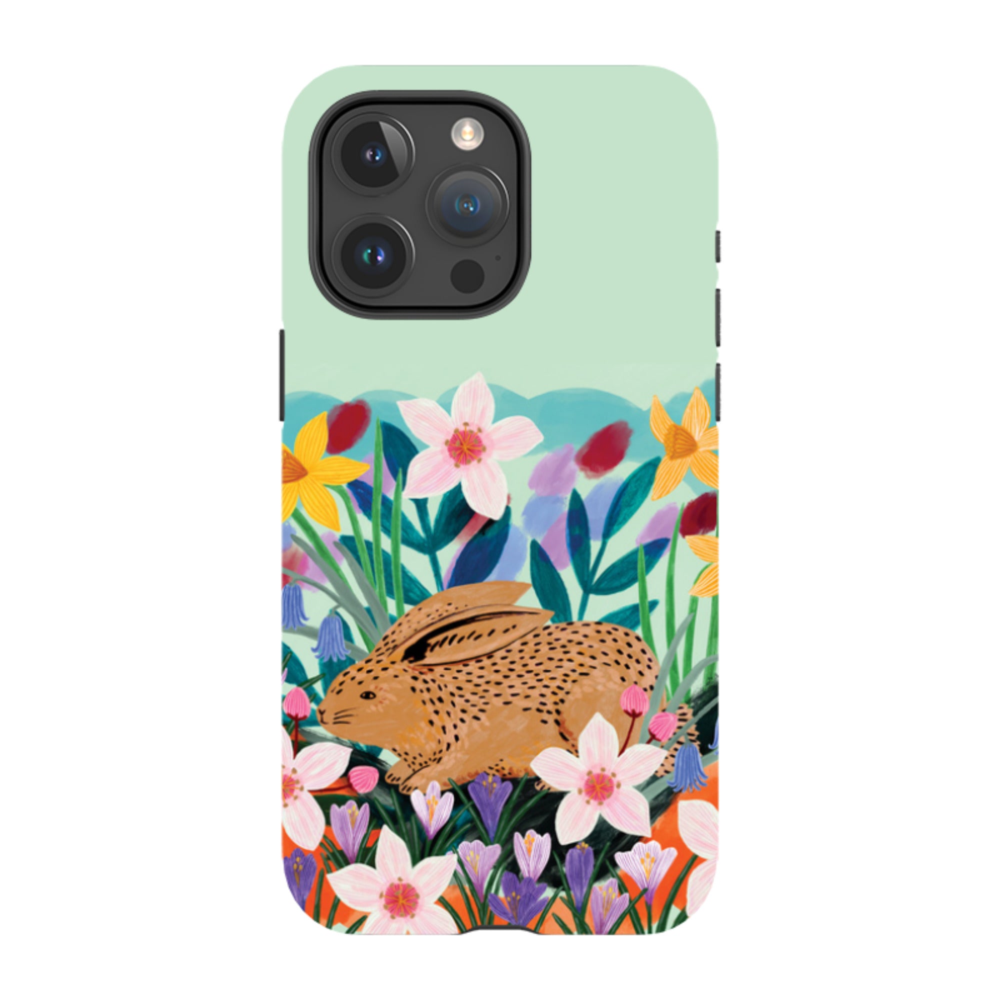 iPhone Tough Case - Spring Bunny By Lee Foster Wilson