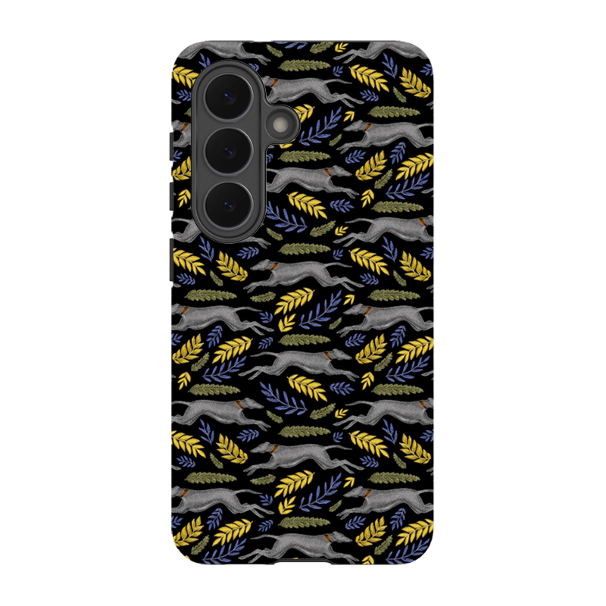 Samsung Tough Case - Greyhound Pattern By Catherine Rowe