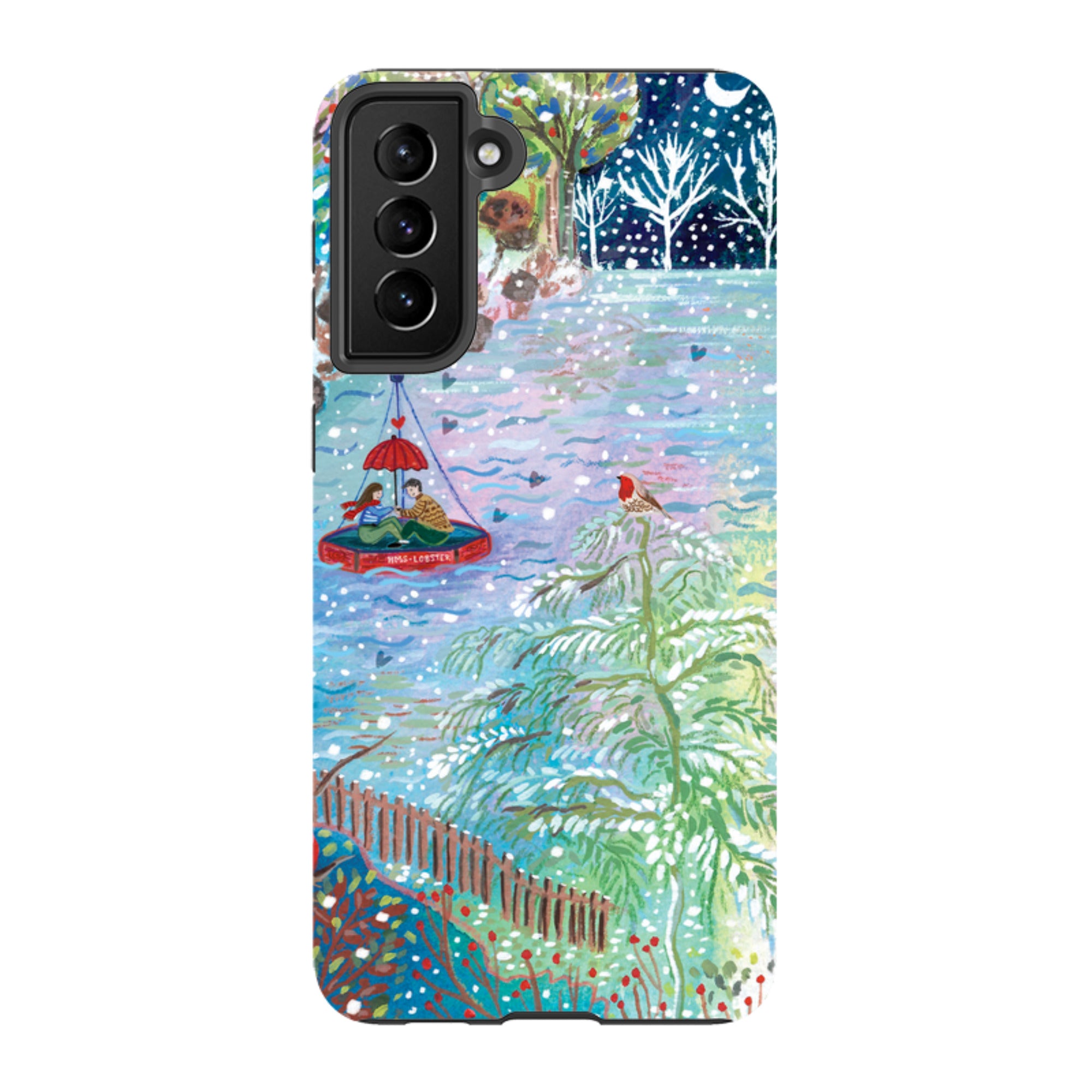 Samsung Tough Case - A Wee Winter Harbour By Emma Frances Grant