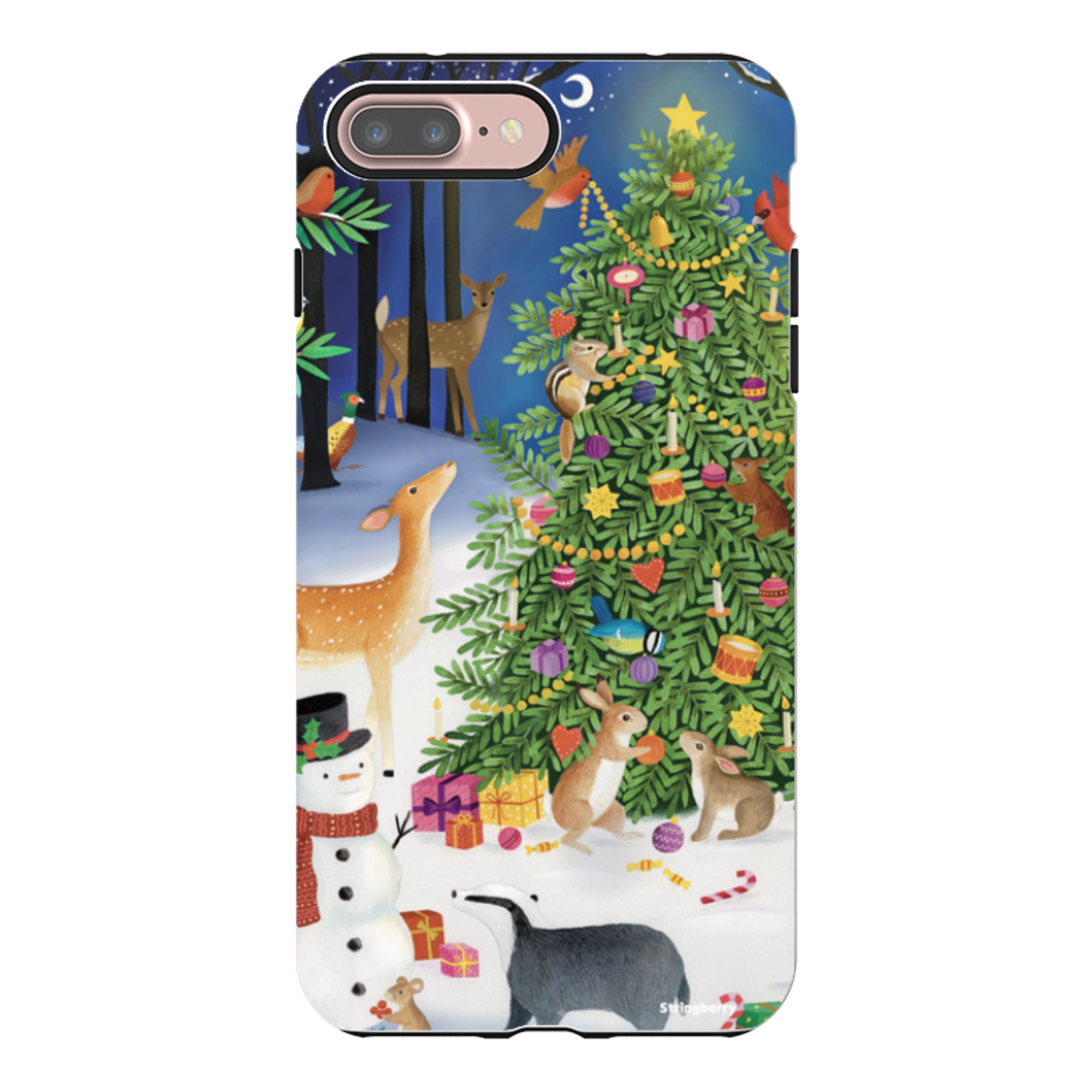 iPhone Tough Case - Xmas Pattern IV By Bex Parkin