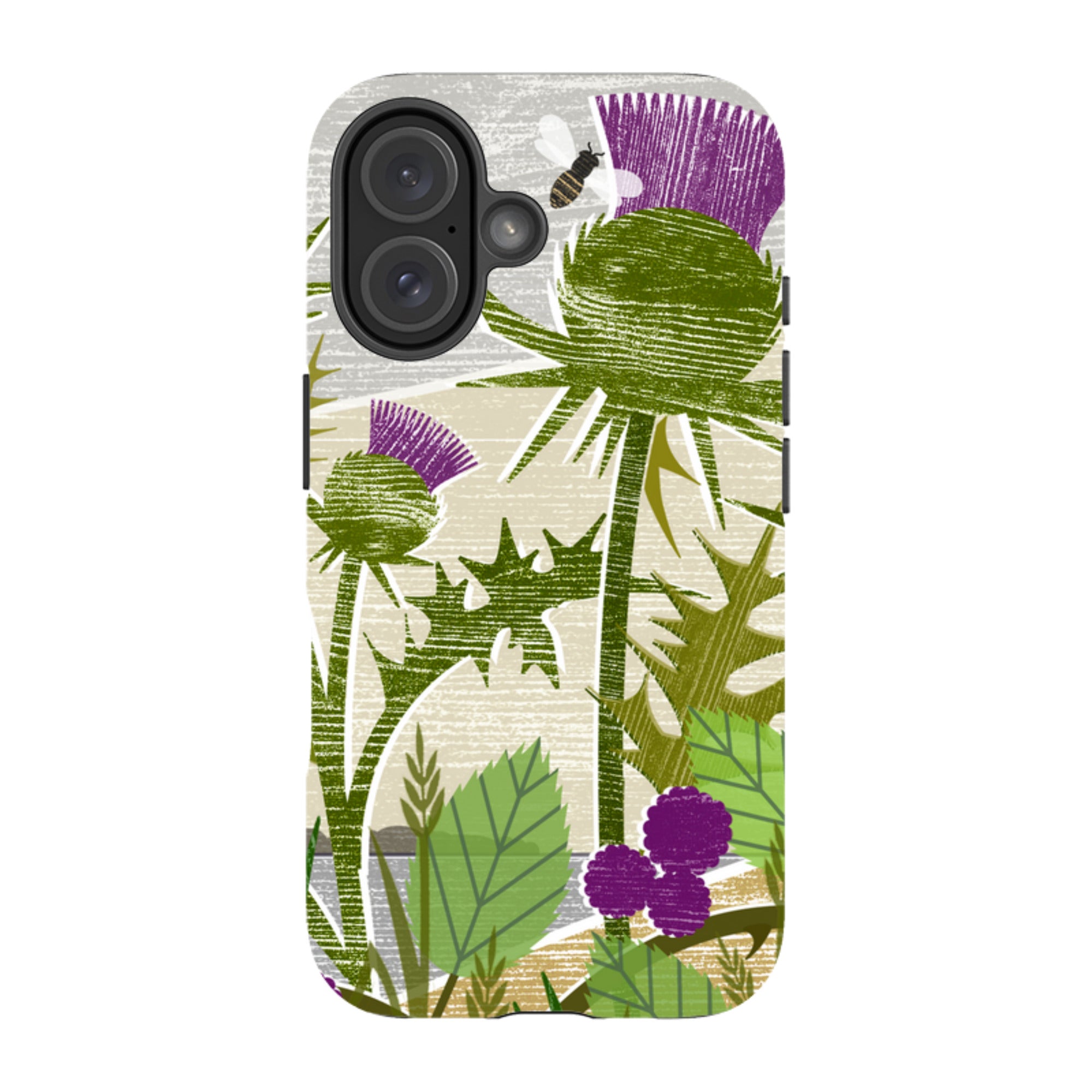 iPhone MagSafe Tough Case -  Purple Thistle By Liane Payne