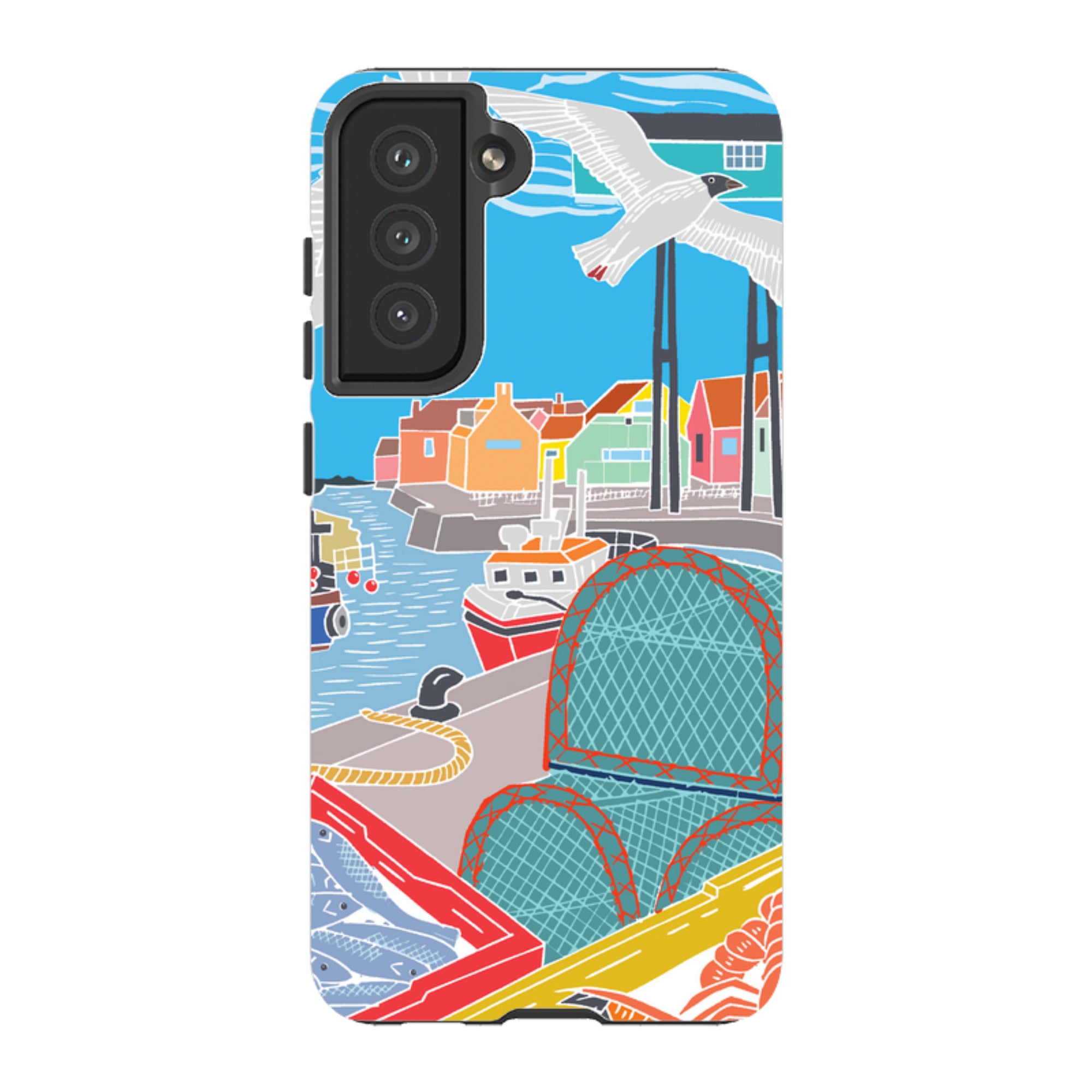 Samsung Tough Case - Bright Houses By Kate Heiss
