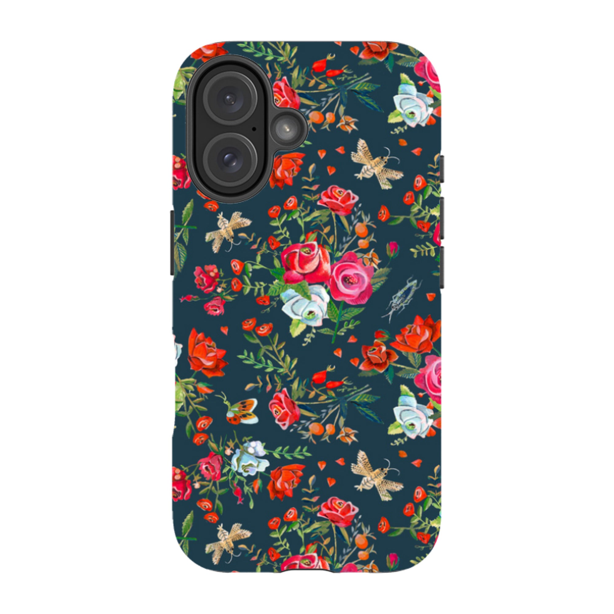 iPhone Tough Case - Blue Roses By Caroline Bonne Muller