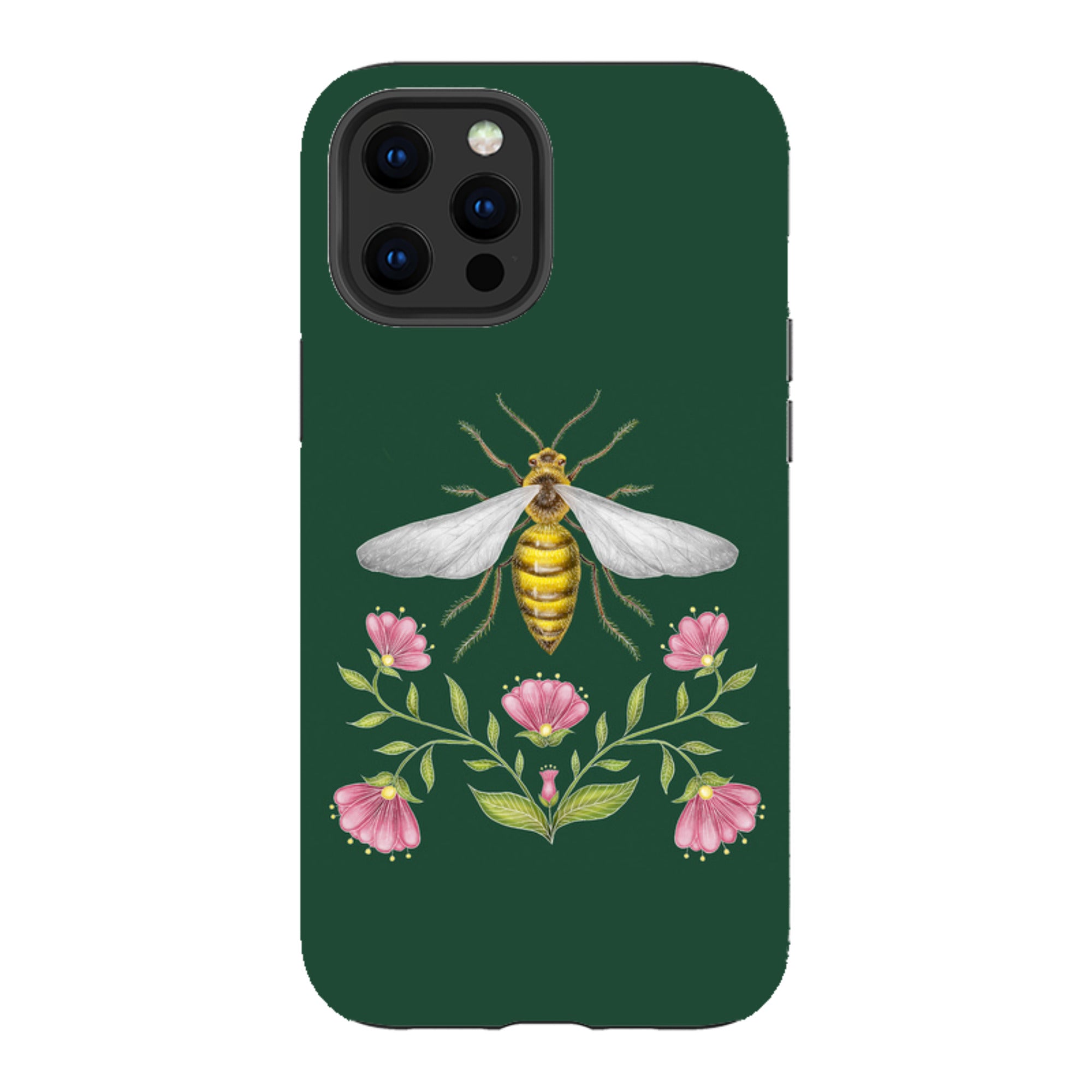iPhone Tough Case - Wings Of Freedom Emerald By Catherine Rowe
