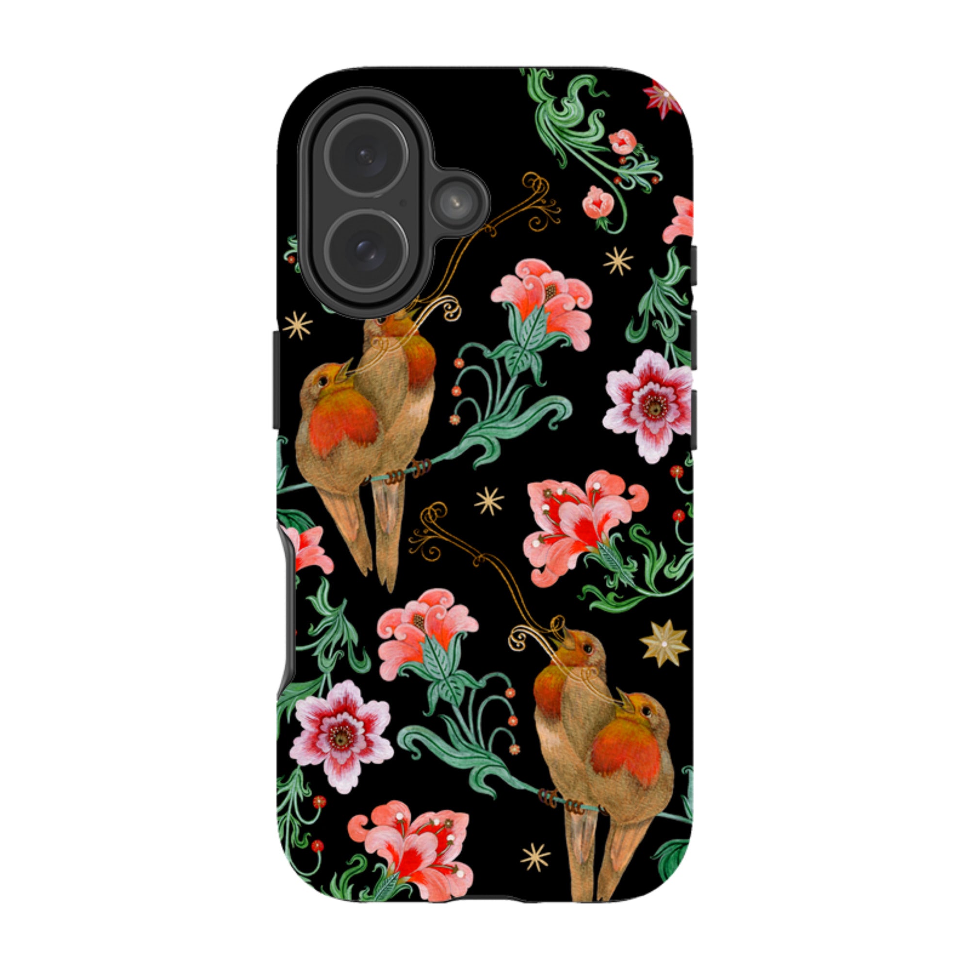 iPhone Tough  Case - Four Calling Birds By Maria Matos
