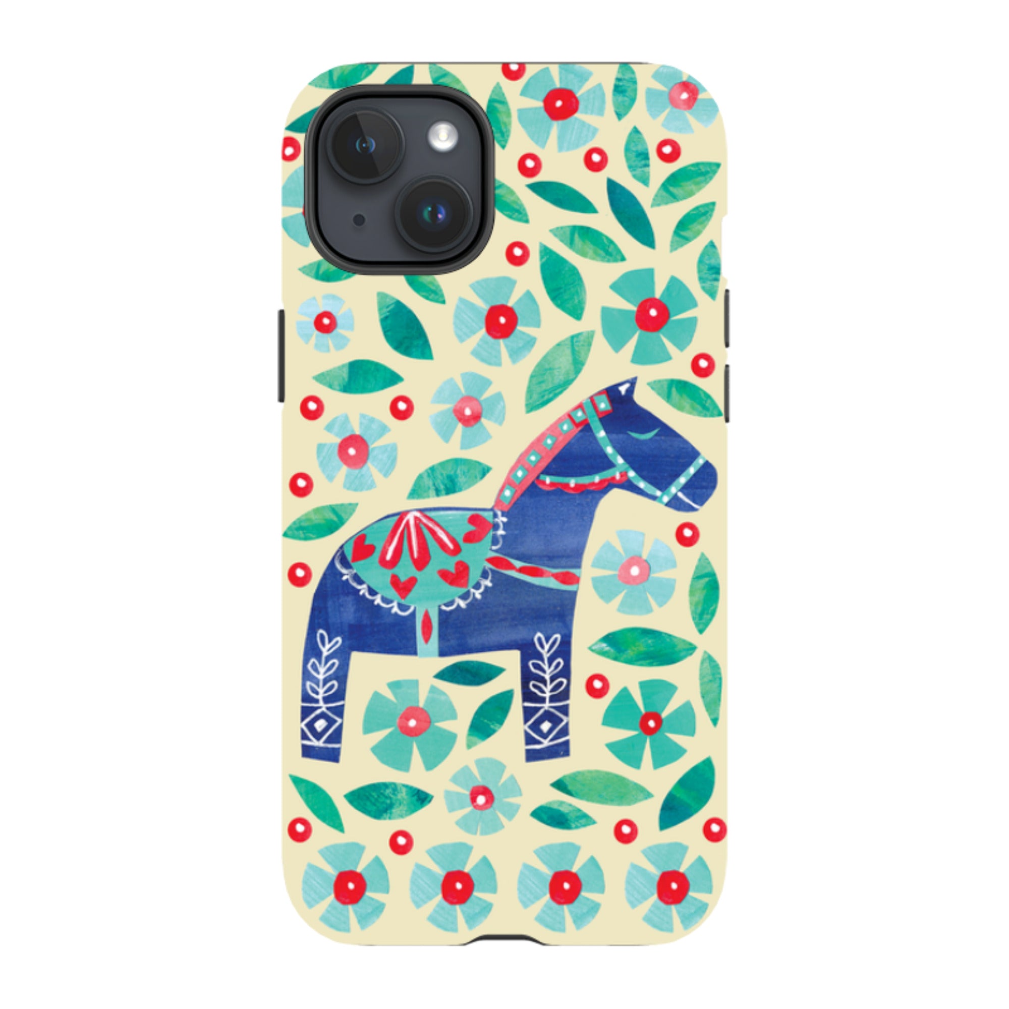 iPhone Tough Case - Dala Horse By Tracey English