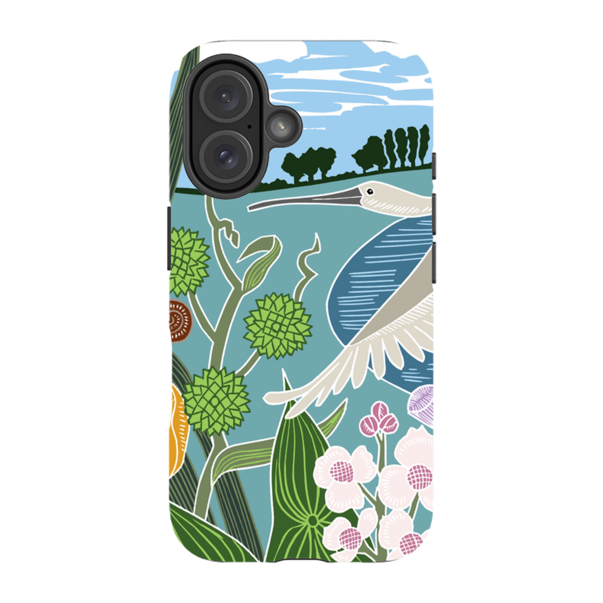 iPhone Tough Case - Spoonbill By Kate Heiss
