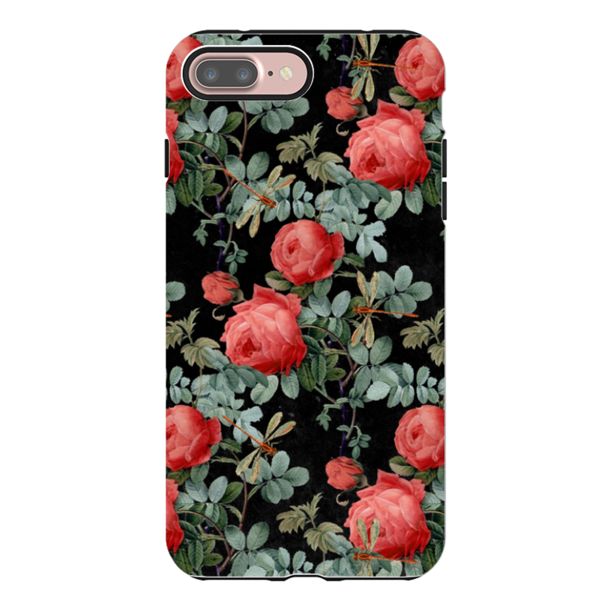 iPhone Tough Case - Dragons And Roses