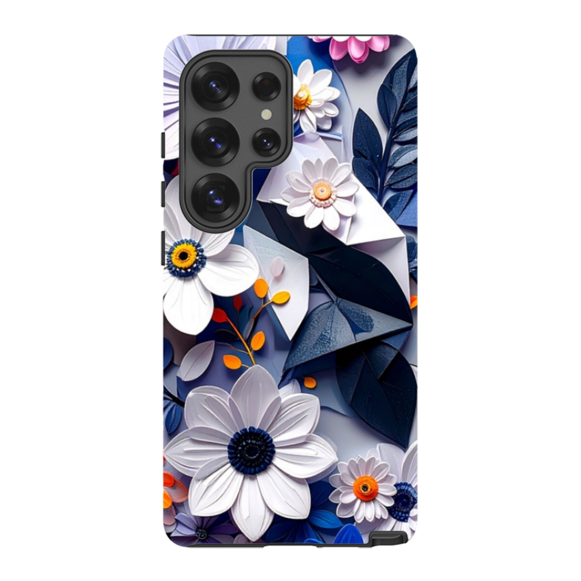 Samsung Tough Case - Summer Blue Florals