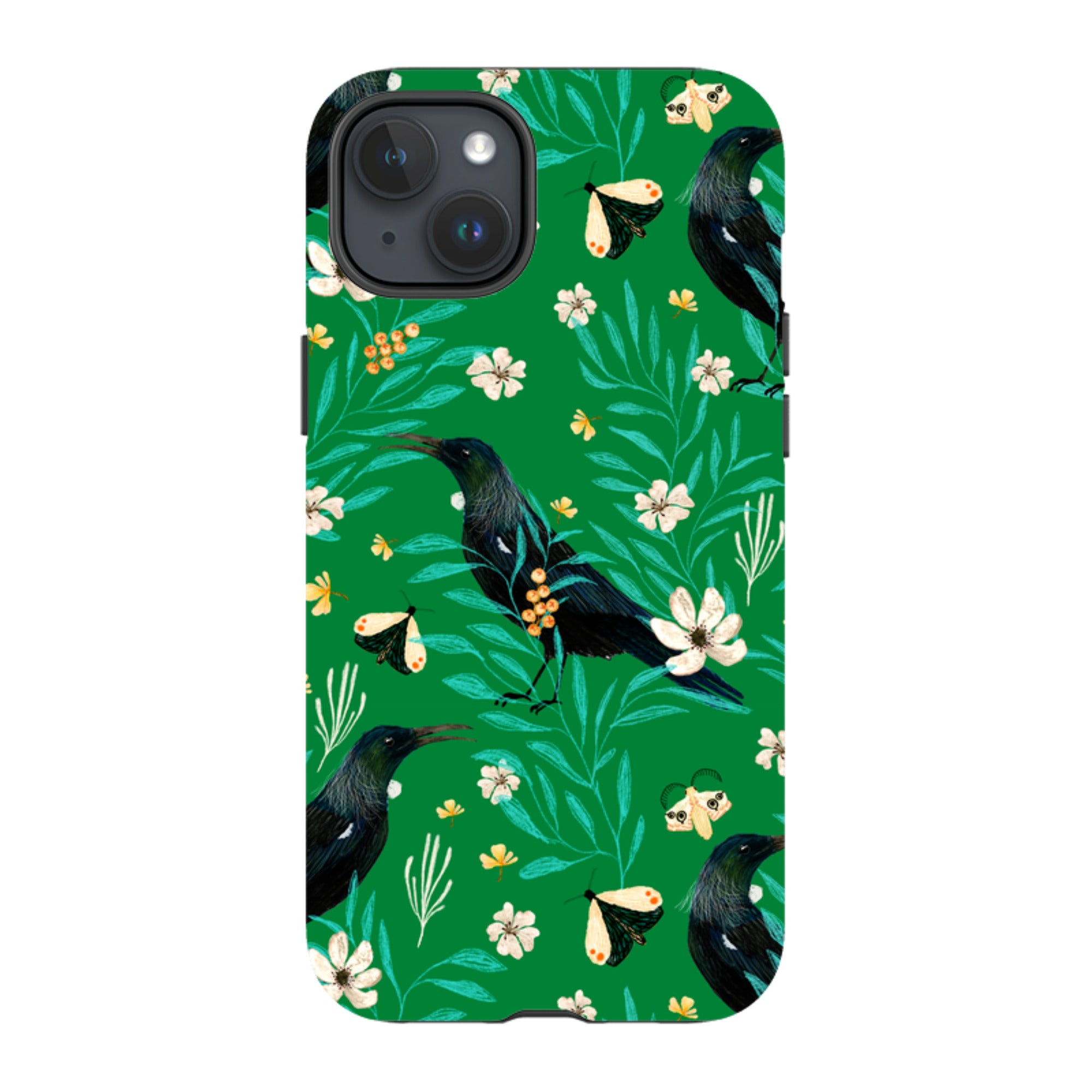 iPhone Tough Case - Tui Green By Katherine Quinn