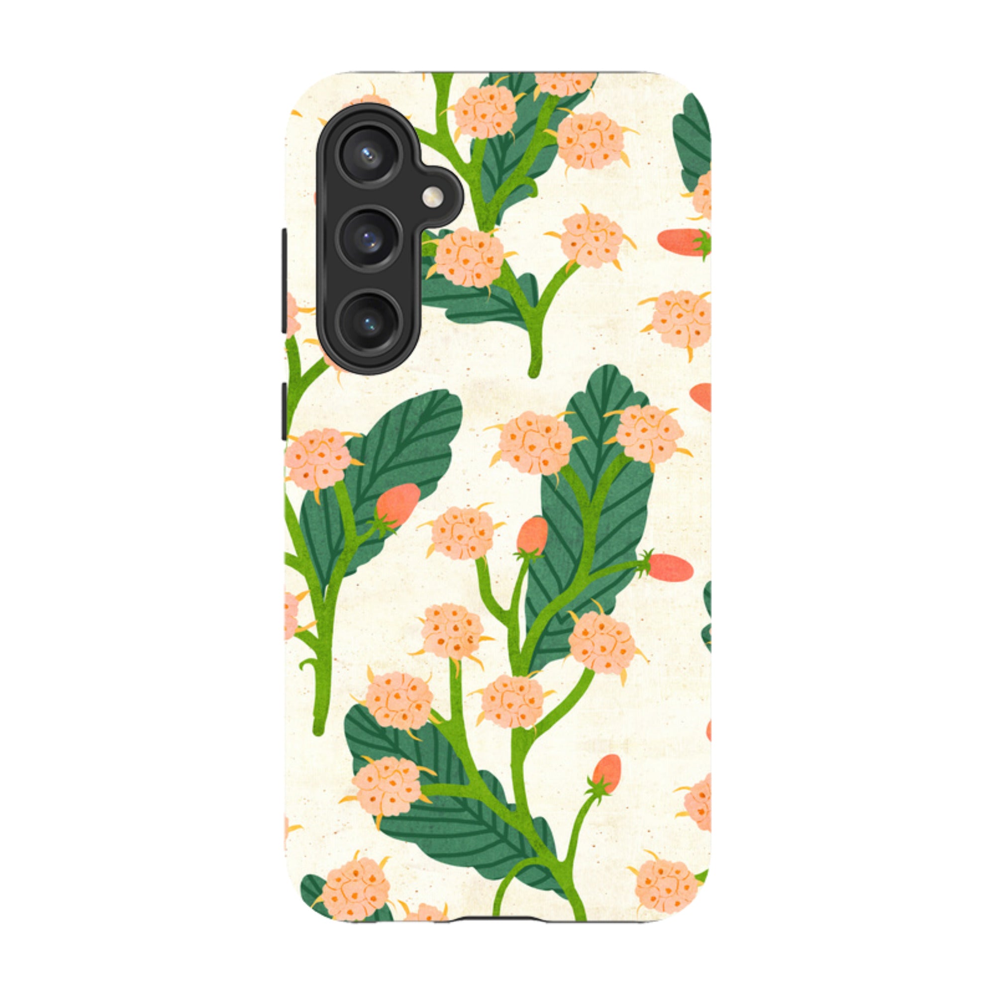 Samsung Tough Case - Summer Seeds Cream By Katherine Quinn