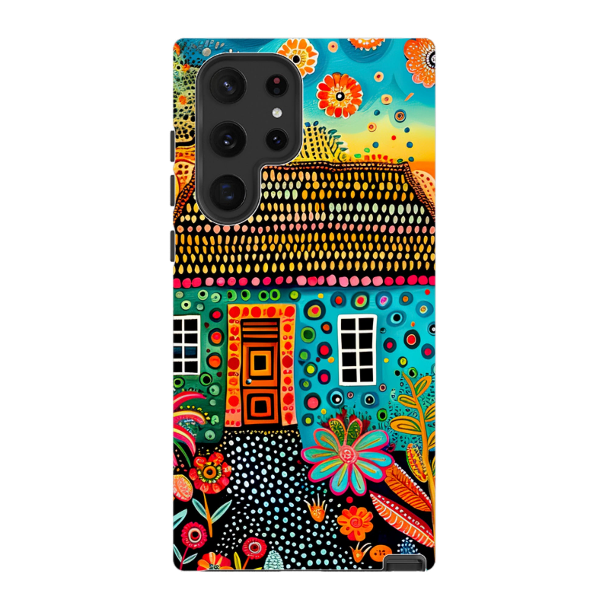 Samsung Tough Case - Folk Art House VII
