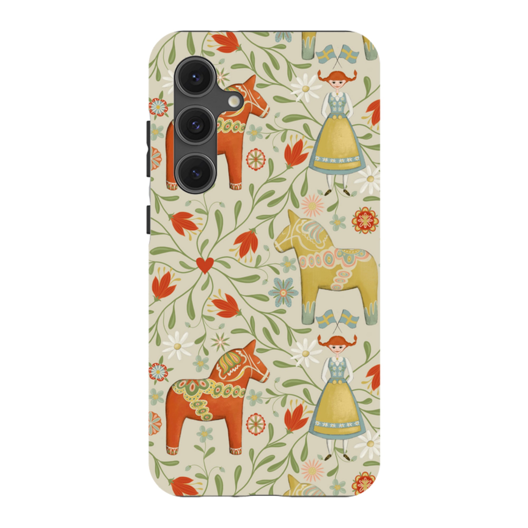 Samsung Tough  Case - Dala Horse By Maja Lindberg