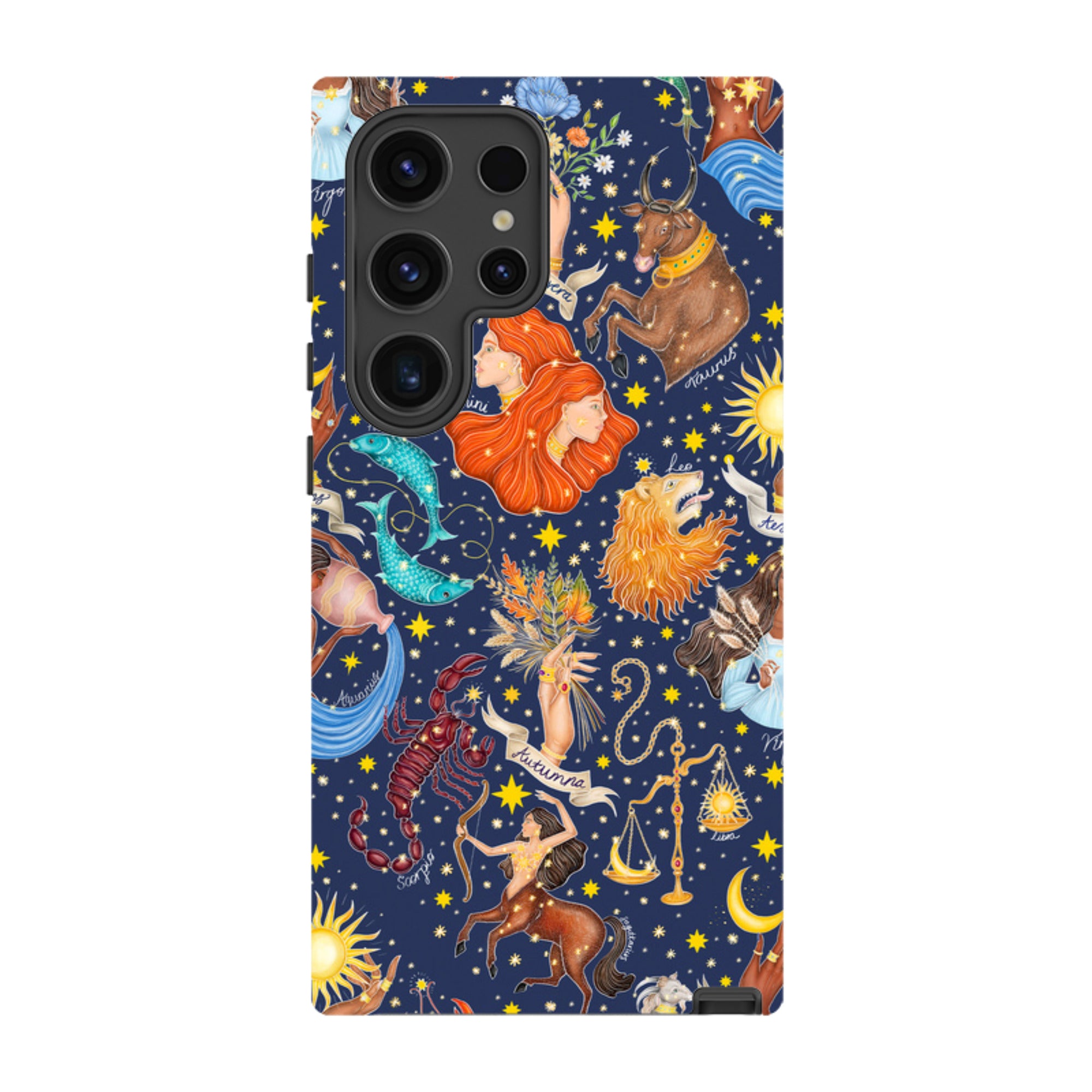 Samsung Tough Case - Zodiac Composite By Catherine Rowe