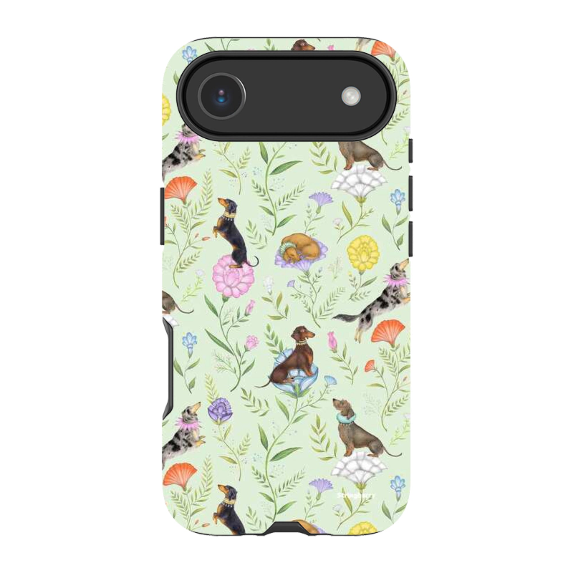 iPhone Tough Case - Doxy Day Afternoon Pistachio By Catherine Rowe