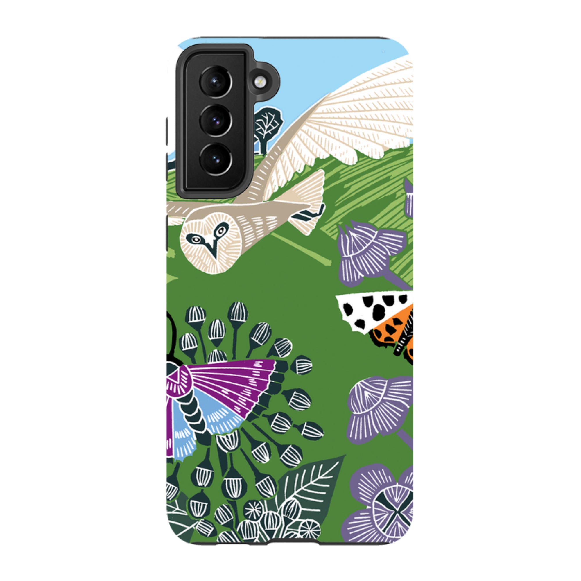 Samsung Tough Case - Morning Barn Owl By Kate Heiss