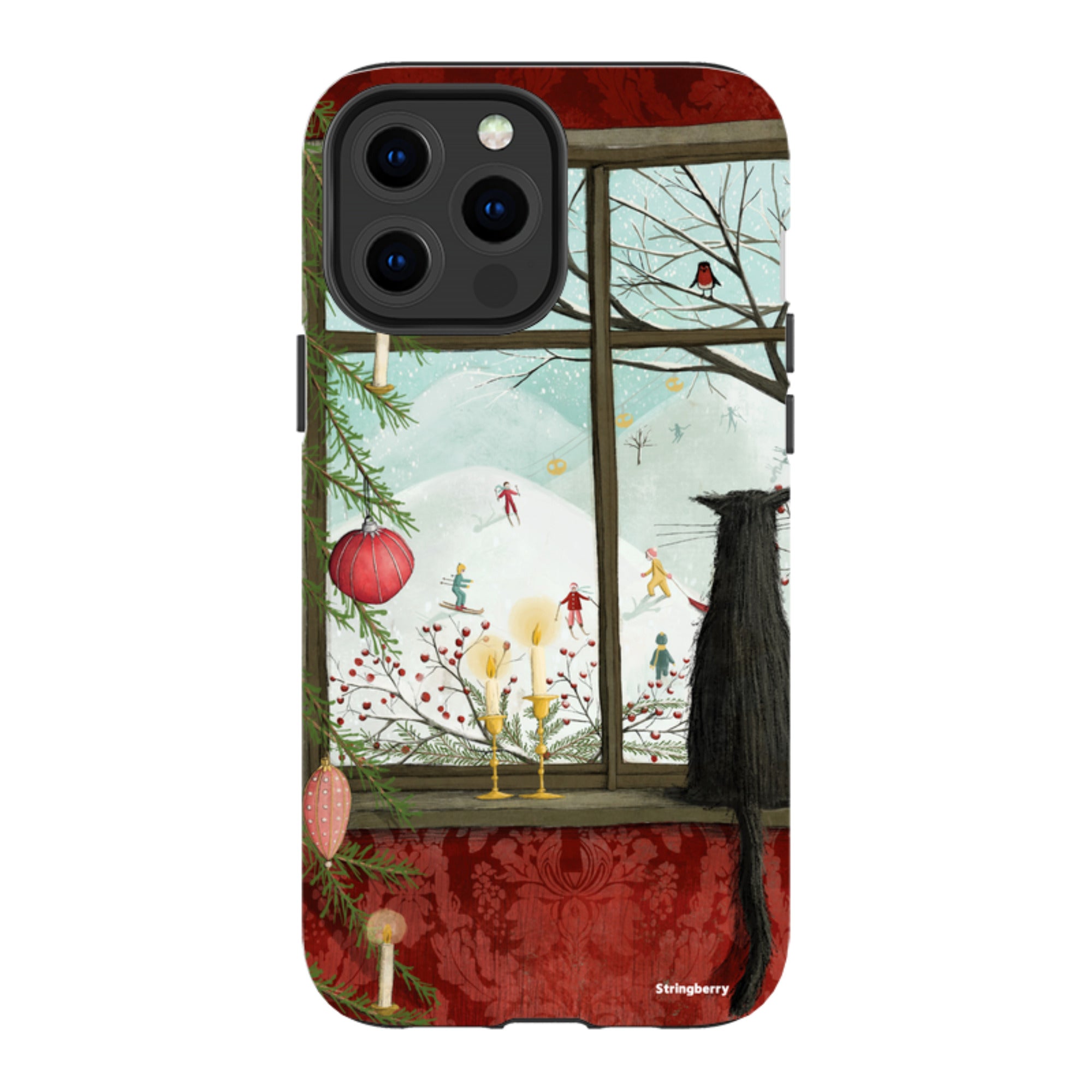 iPhone Tough Case - Christmas Window By Maja Lindberg