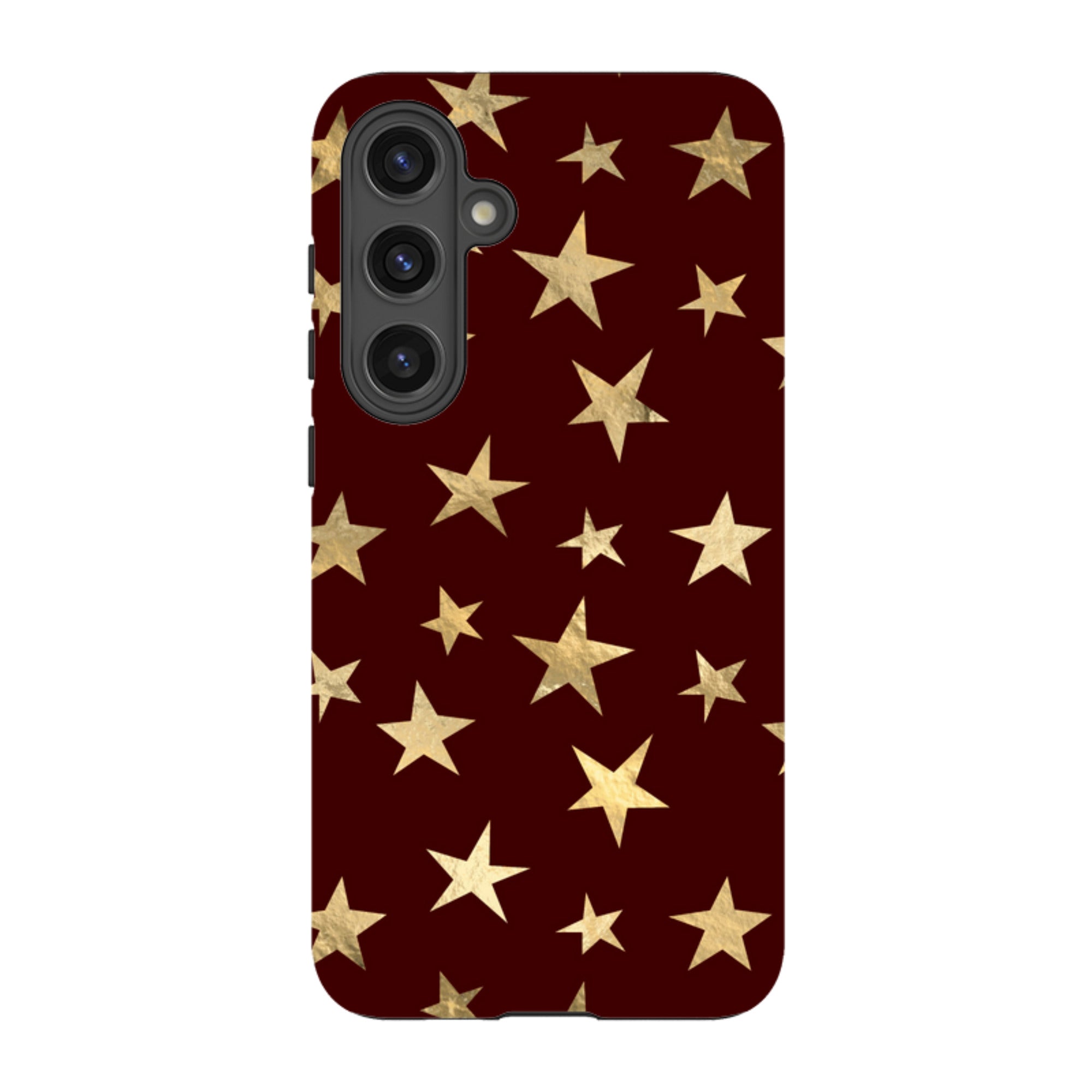 Samsung Tough Case - Brown and Gold Stars