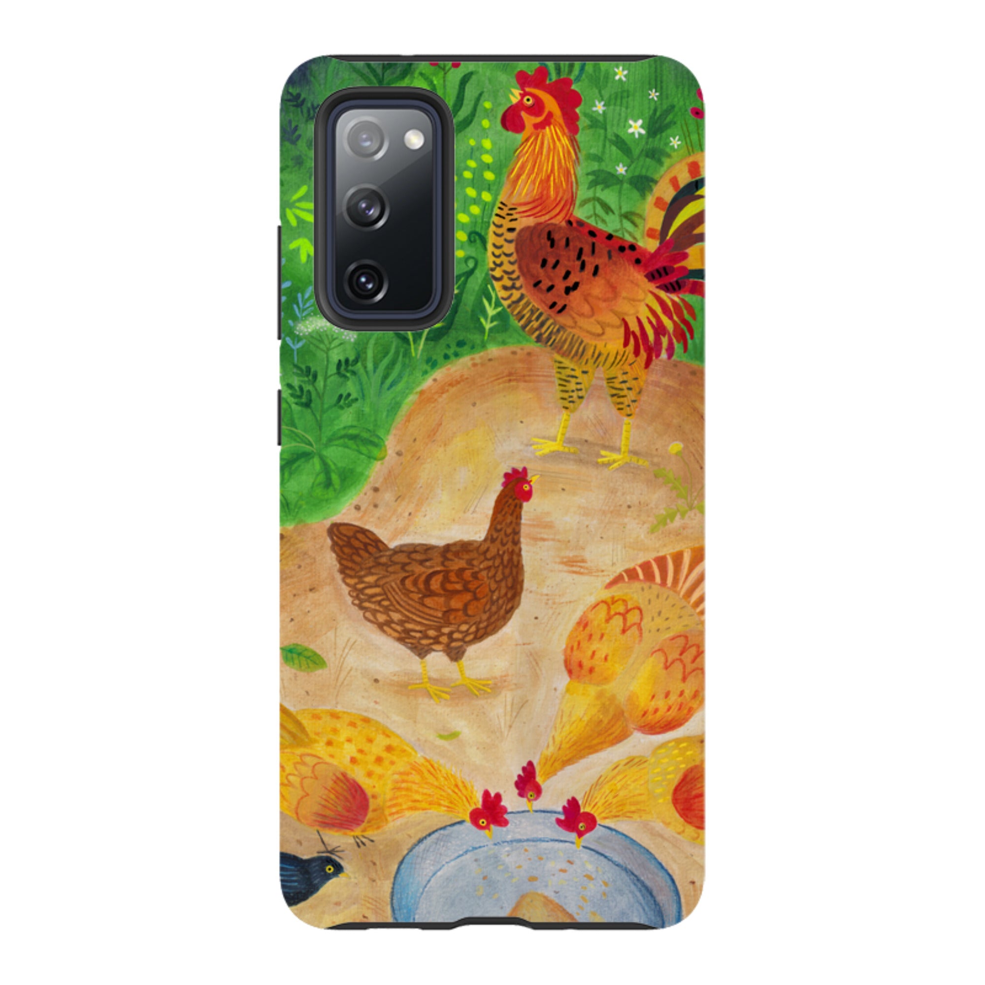 Samsung Tough Case - Chickens By Bex Parkin